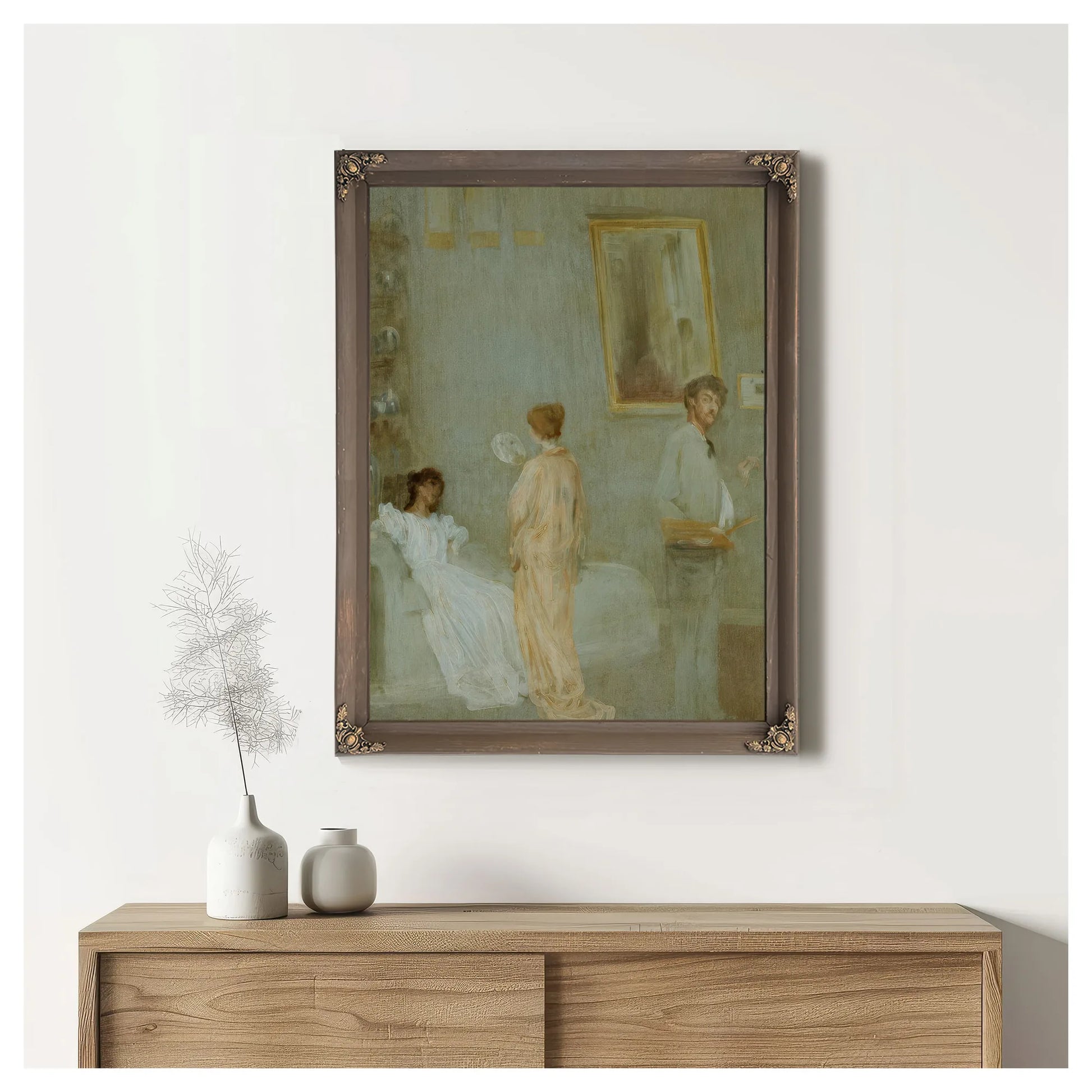 The Artist In His Studio By James McNeill Whistler Fine Art Print