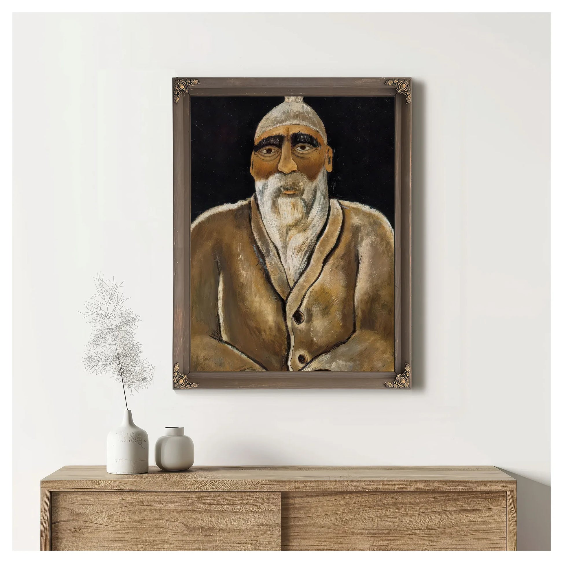 Portrait Of Alber Pinkham Ryder By Marsden Hartley Fine Art Print