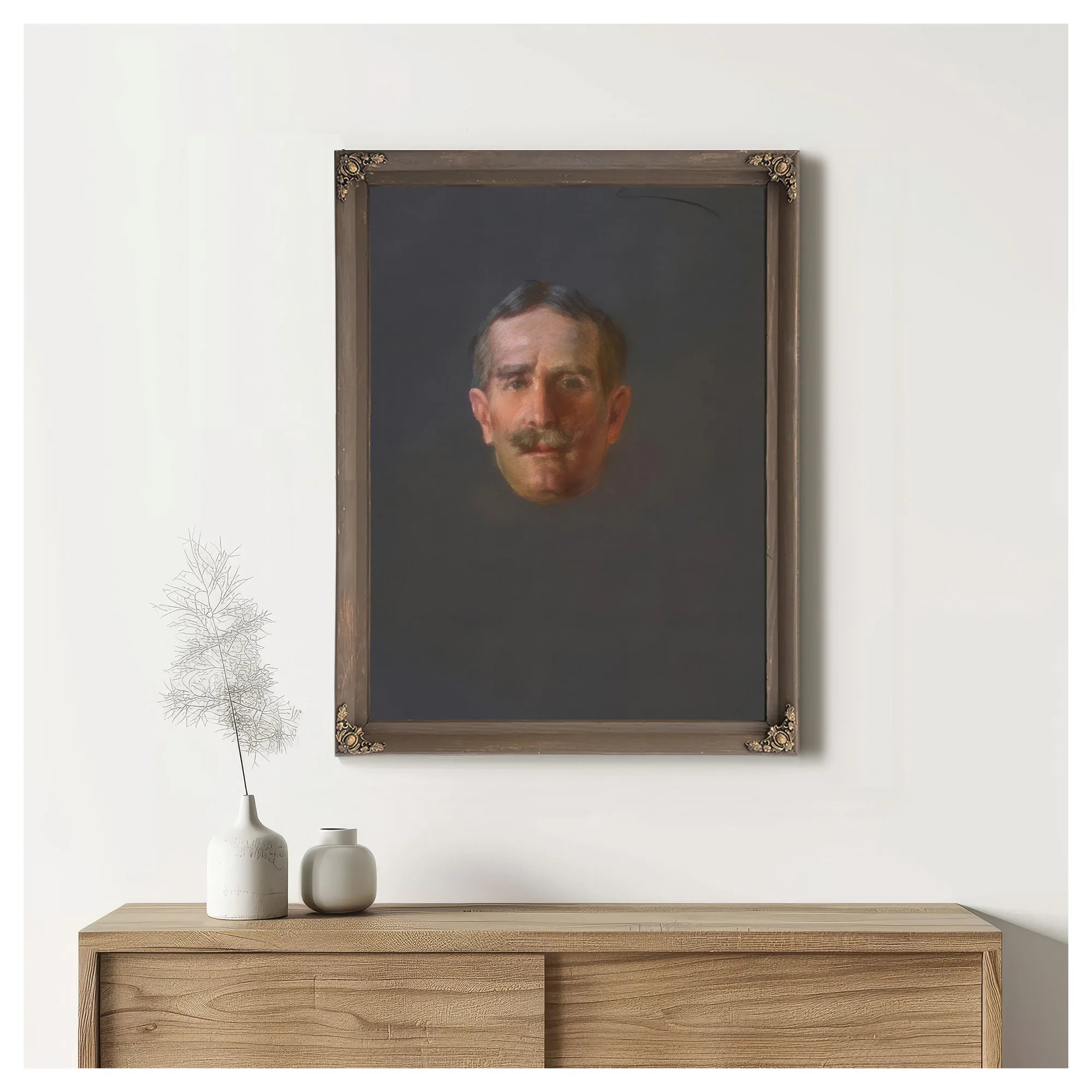 Albert Clifford Barney By Alice Pike Barney Fine Art Print
