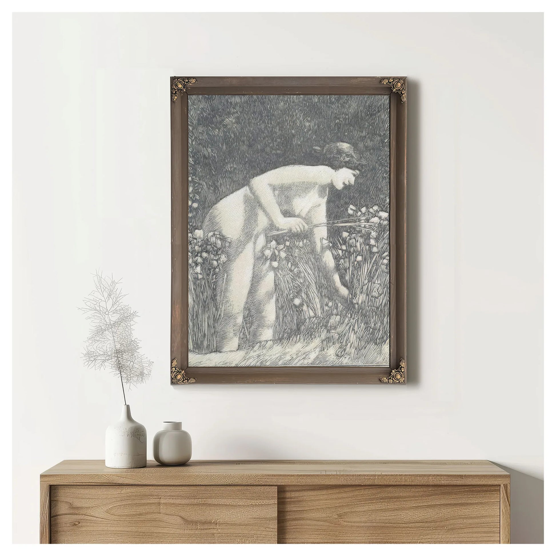The Lilies By Childe Hassam Fine Art Print