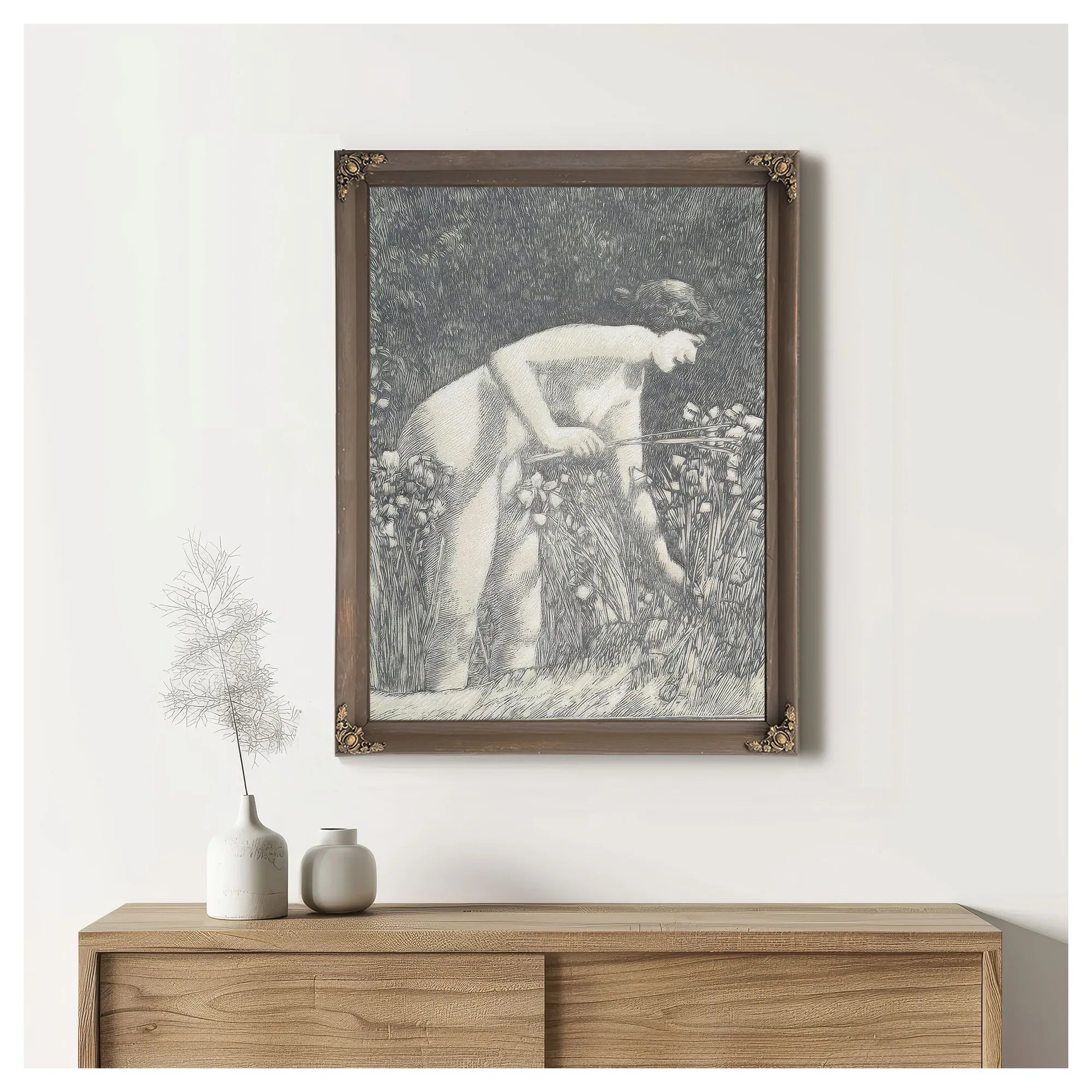 The Lilies By Childe Hassam Fine Art Print