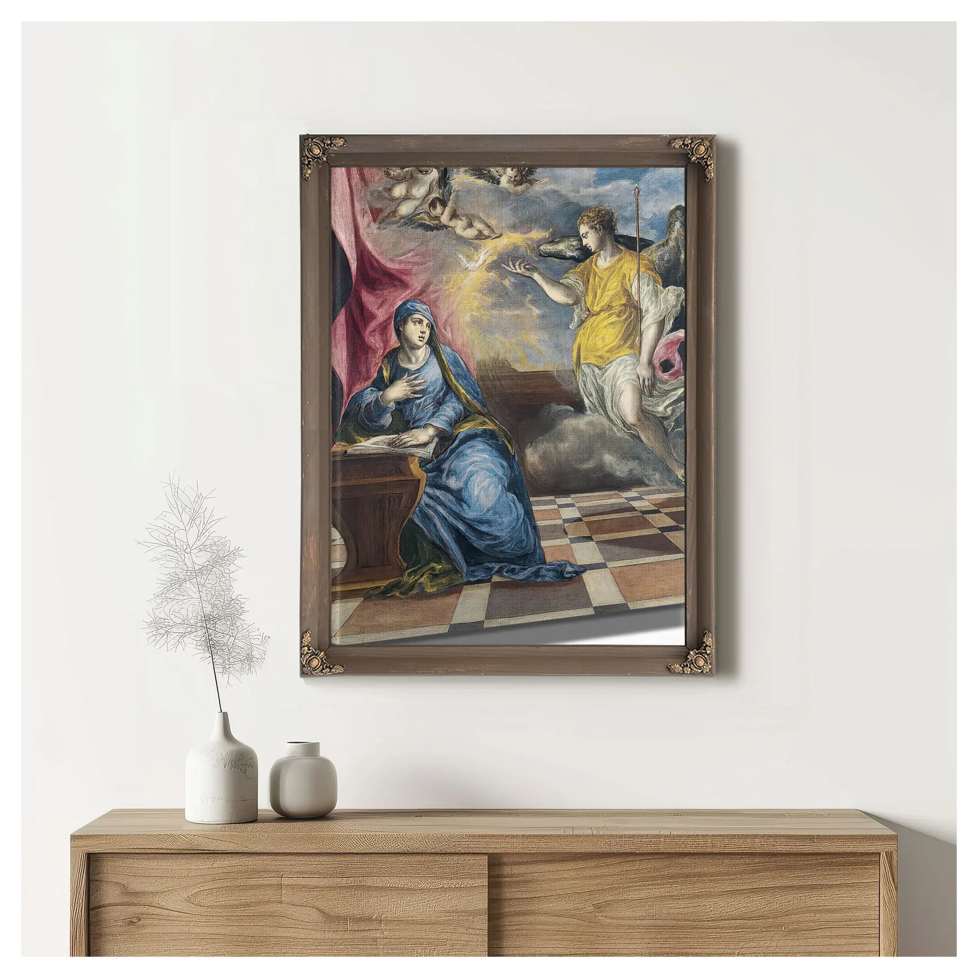 The Annunciation 3 By El Greco Fine Art Print