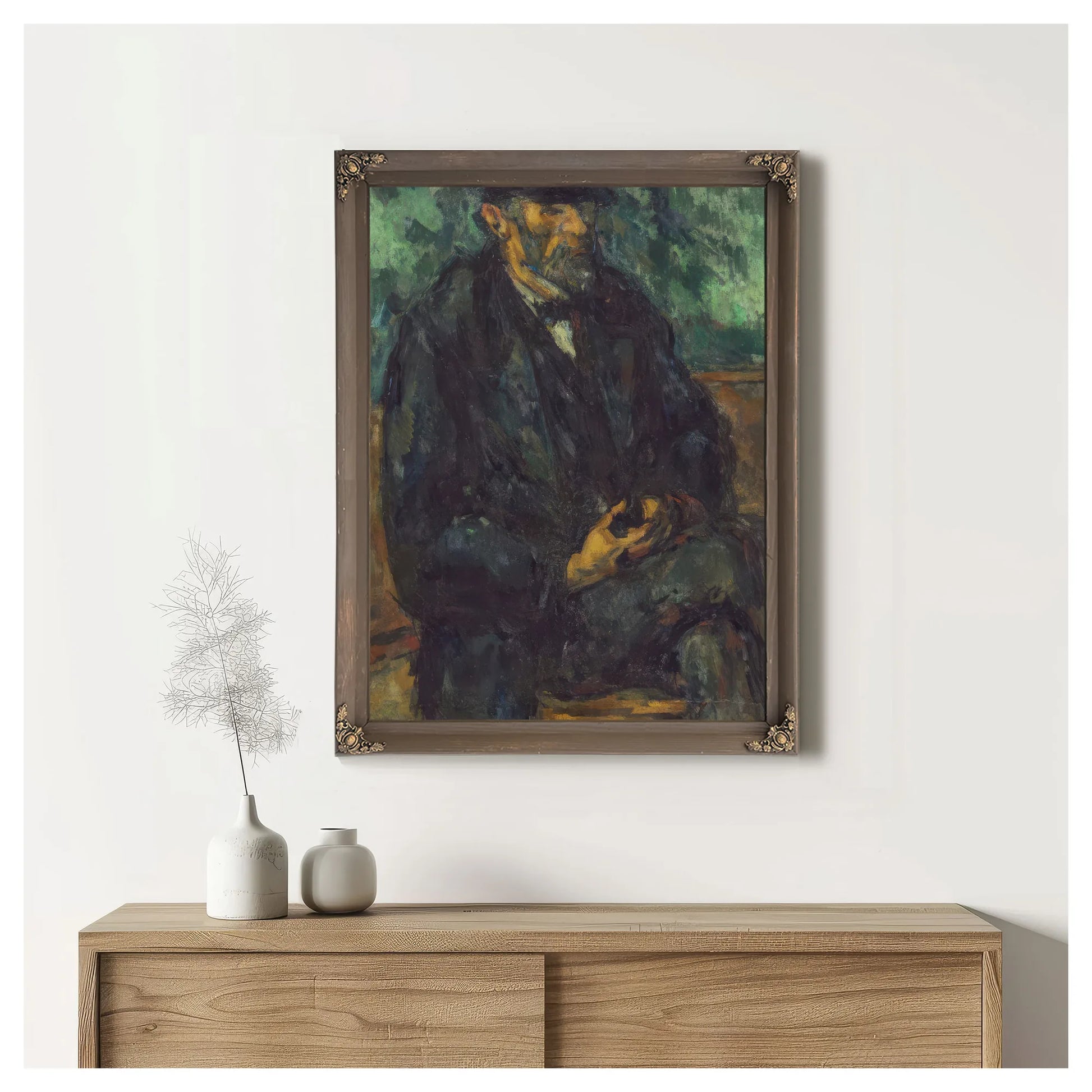 The Gardener Vallier By Paul Cezanne Fine Art Print