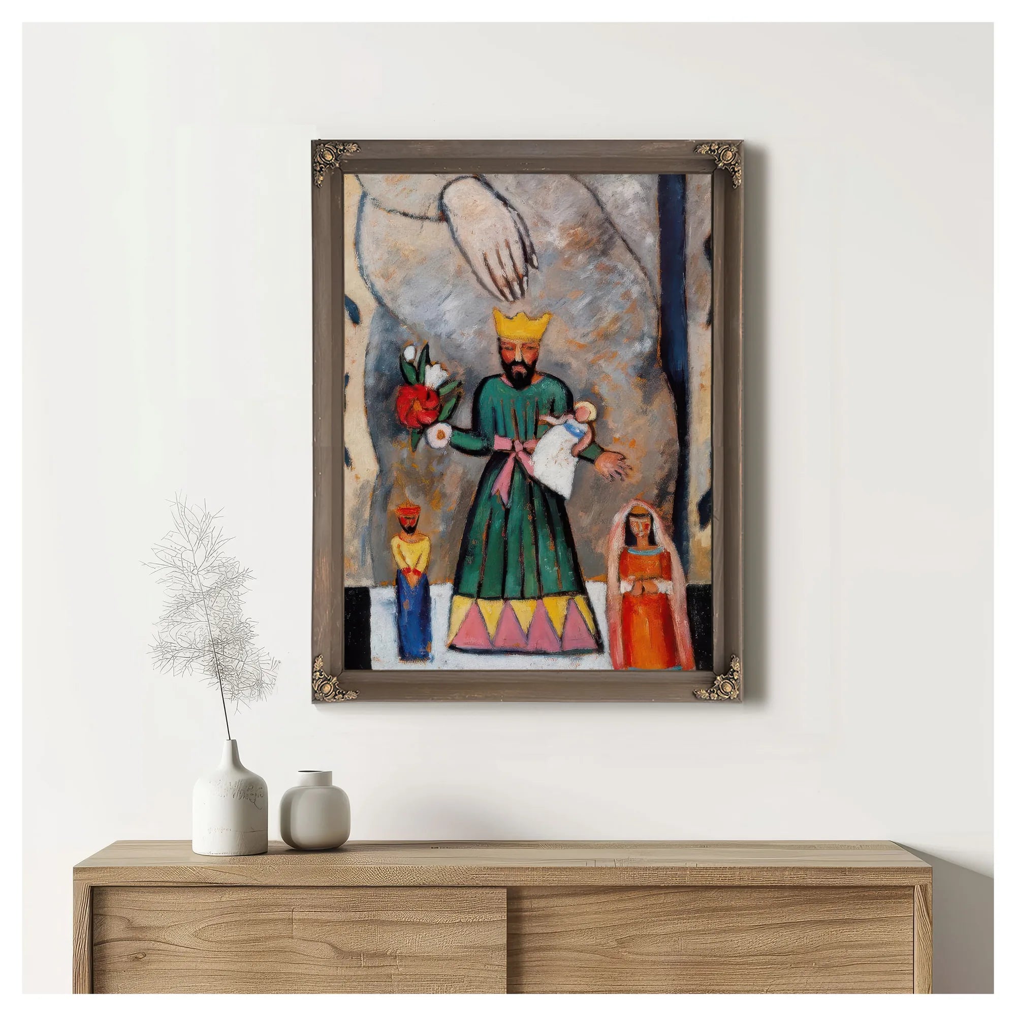 Santos New Mexico By Marsden Hartley Fine Art Print