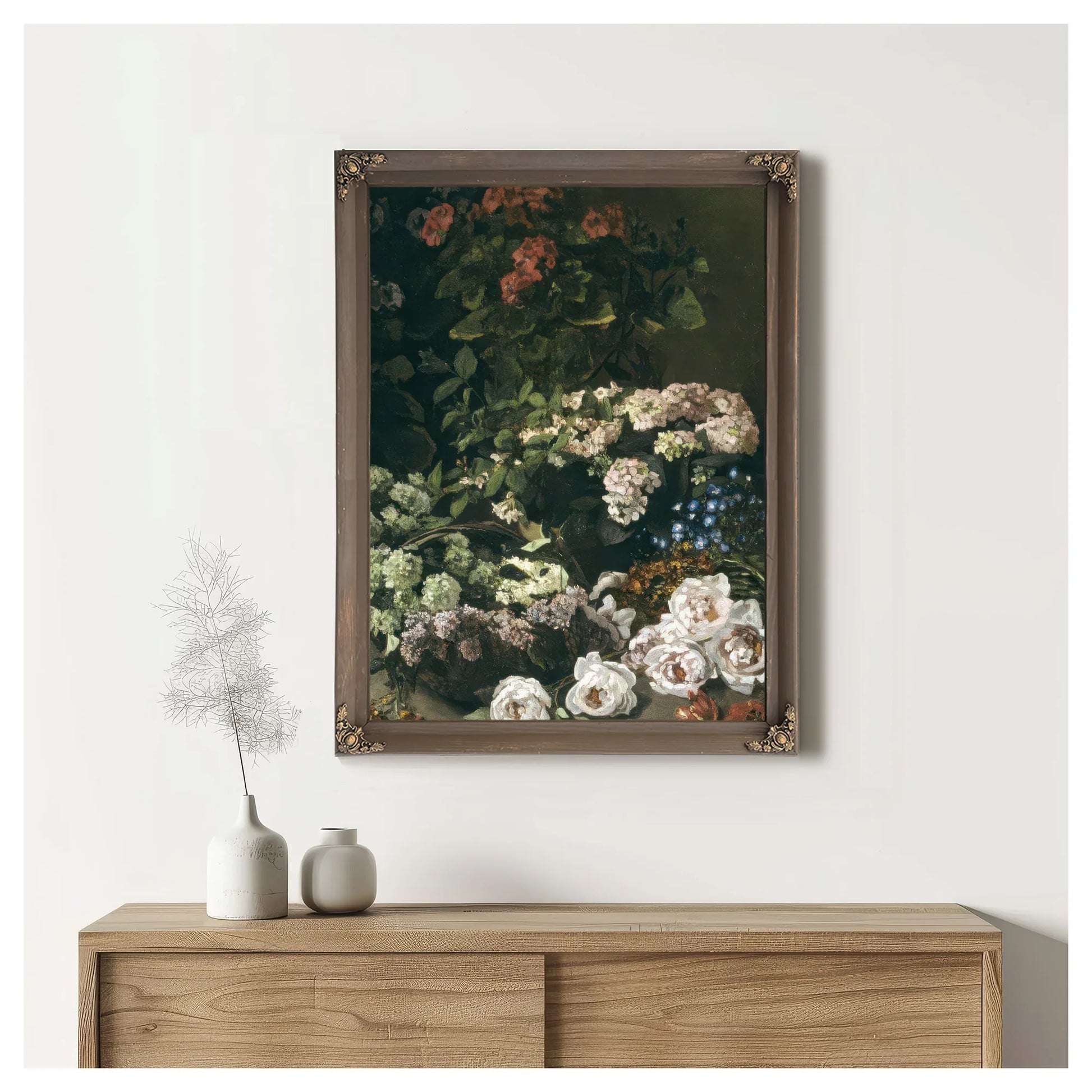 Spring Flowers By Claude Monet Fine Art Print
