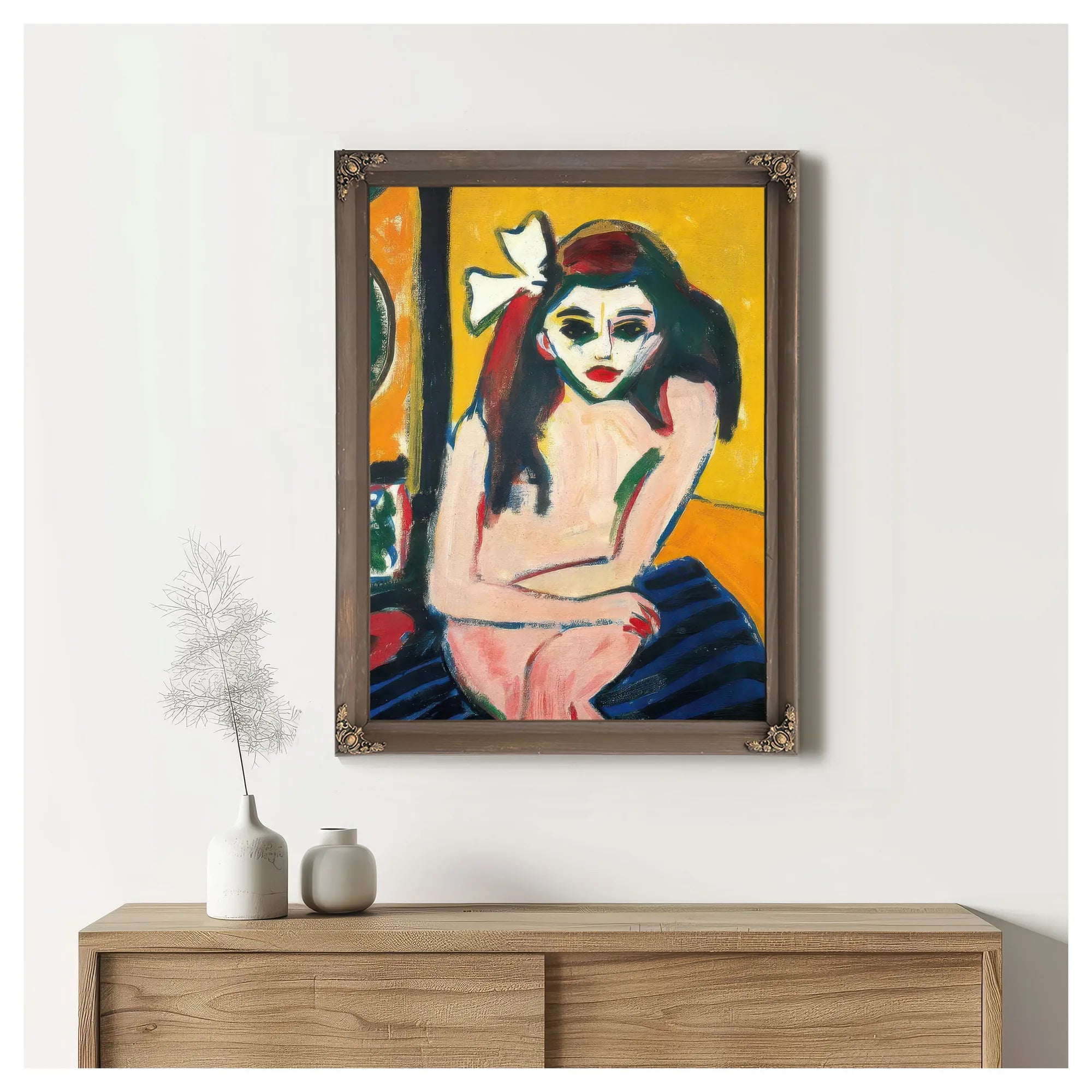 Marzella (Franzi) By Ernst Ludwig Kirchner Fine Art Print