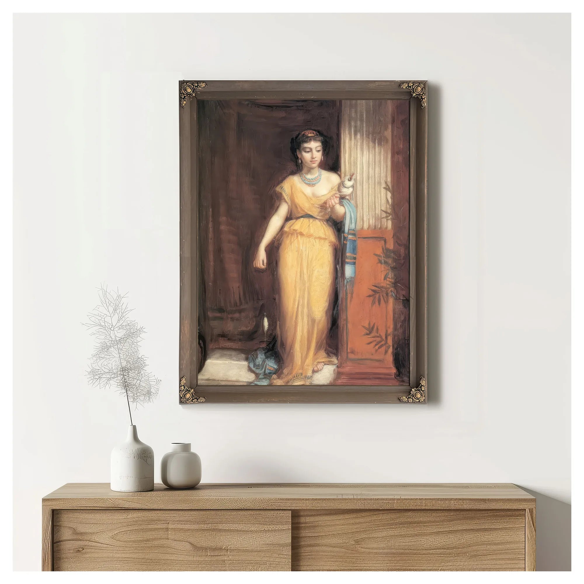 La Fileuse By John Waterhouse Fine Art Print