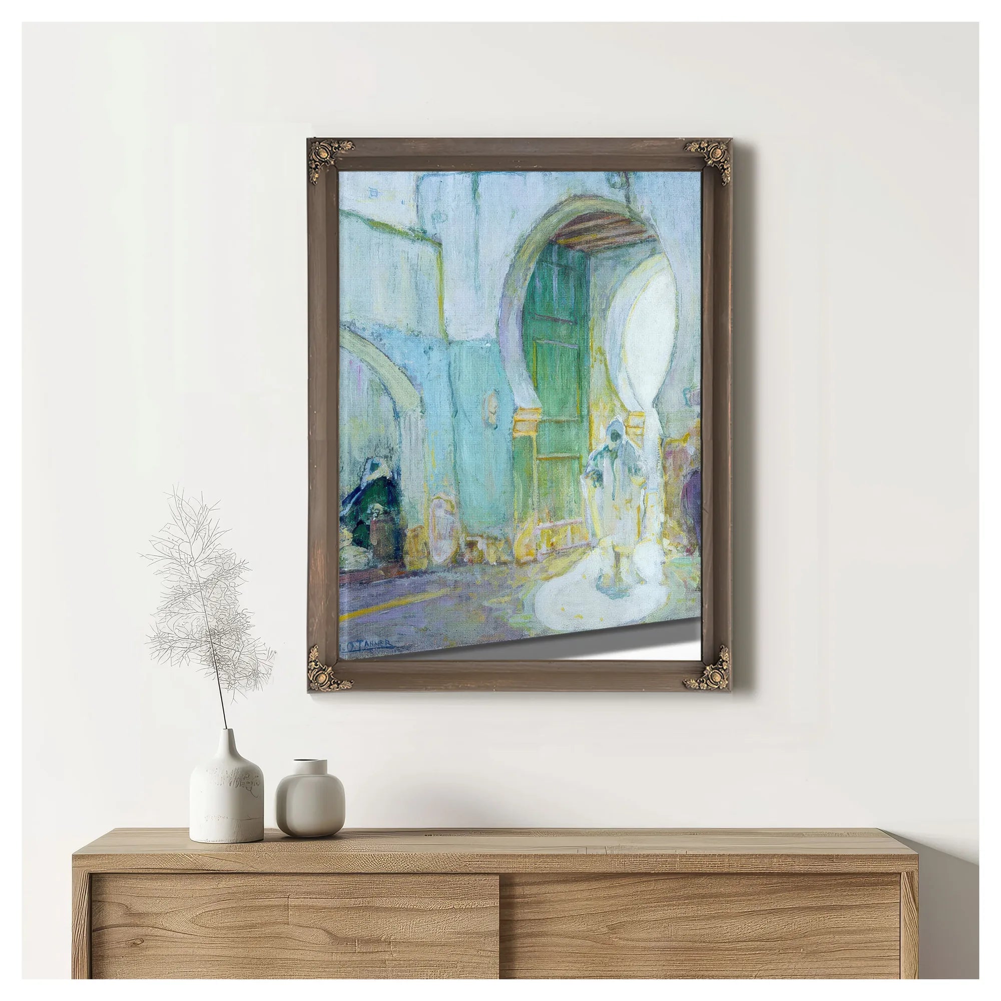 Gateway Tangier 1912 By Henry Ossawa Tanner Fine Art Print