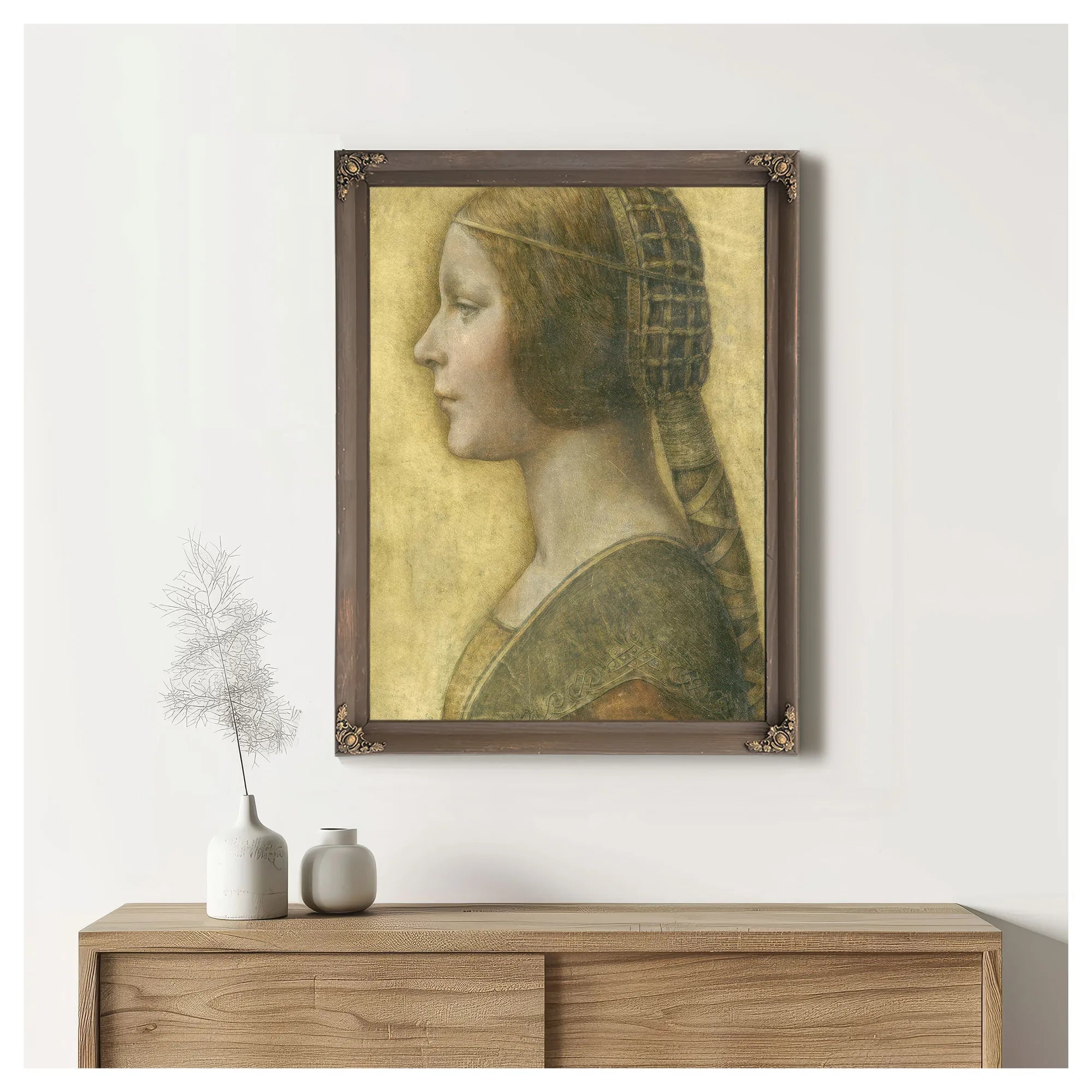 La Bella Principessa By Leonardo Da Vinci Fine Art Print