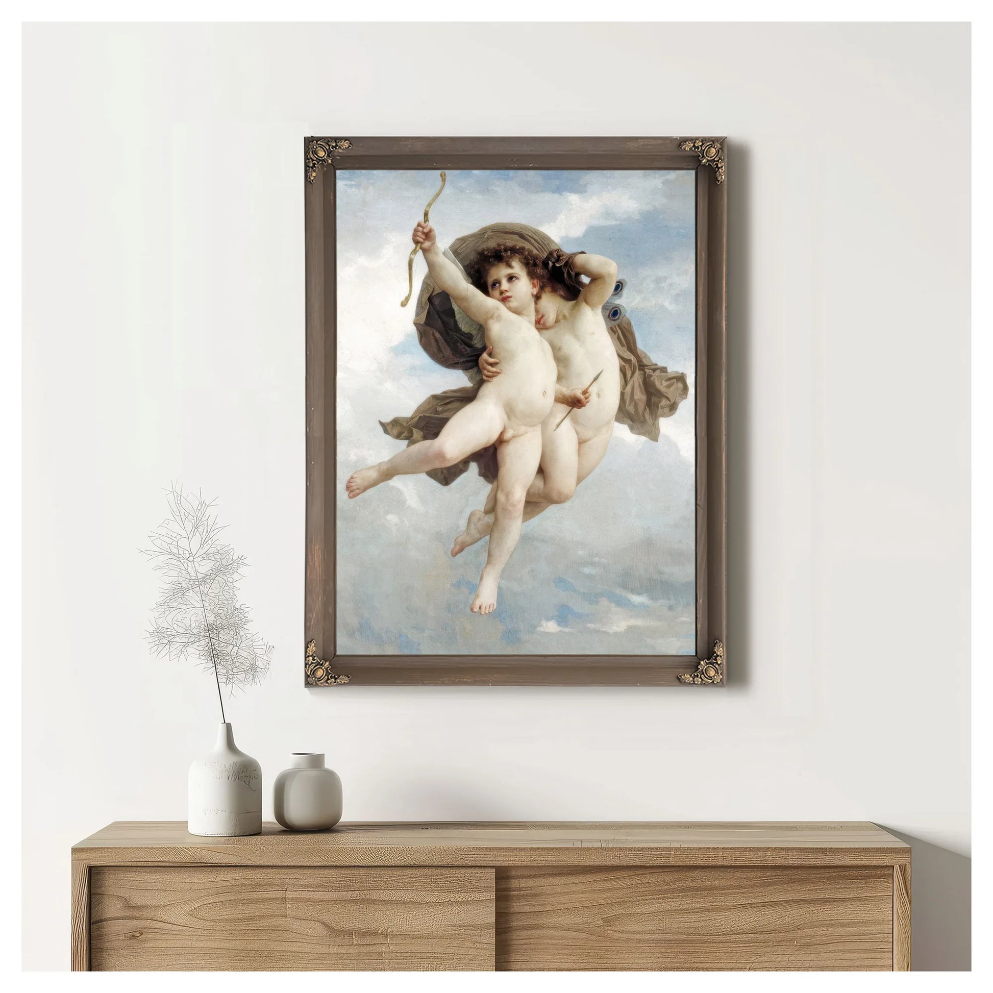 L'amour Vainqueur By William Adolphe Bouguereau Fine Art Print