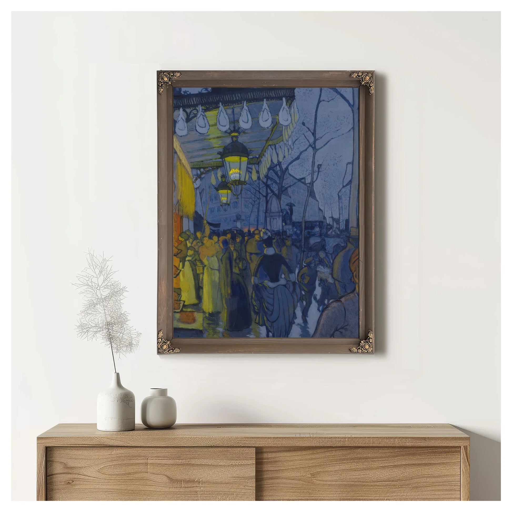 Avenue De Clichy By Louis Anquetin Fine Art Print