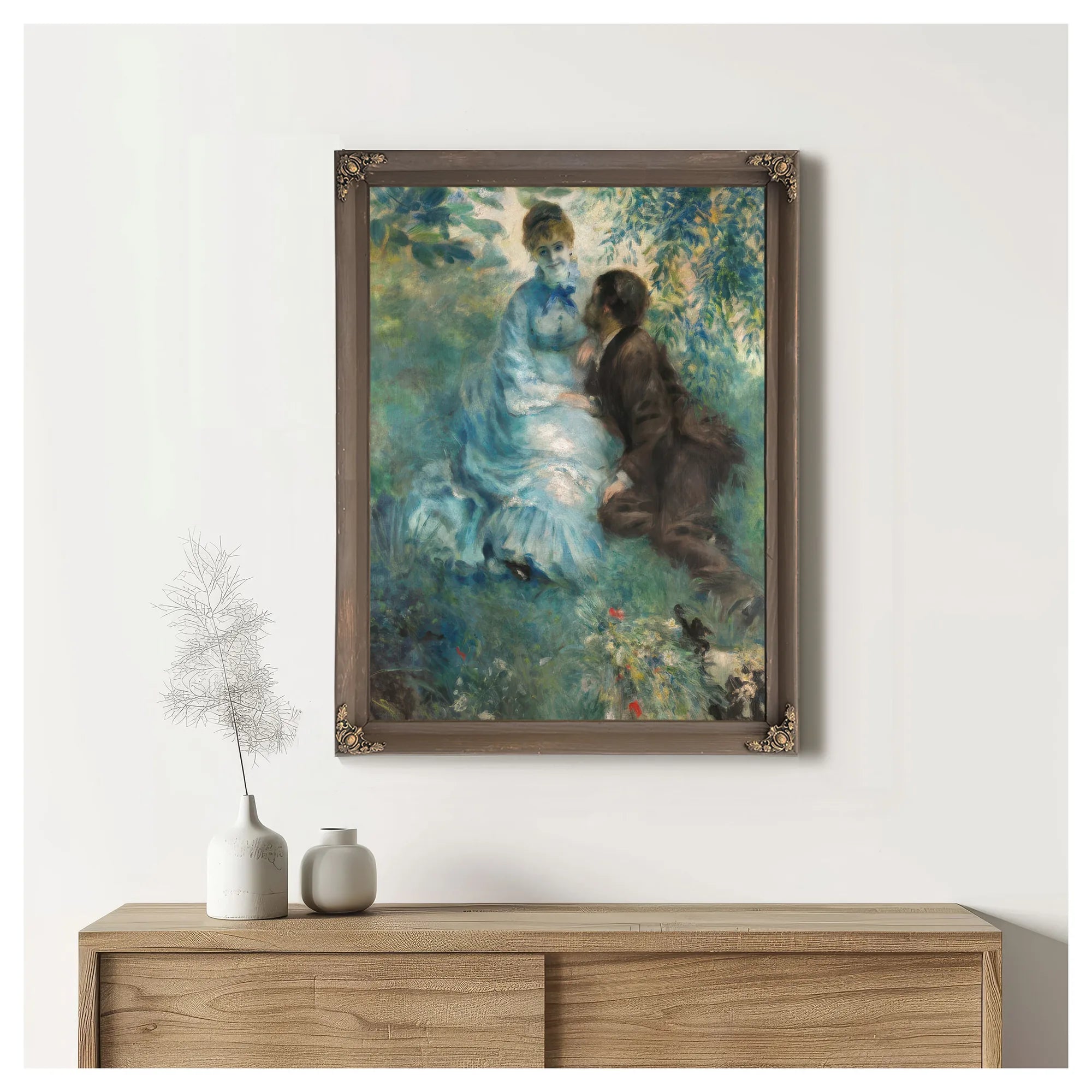 Lovers By Pierre Auguste Renoir Fine Art Print