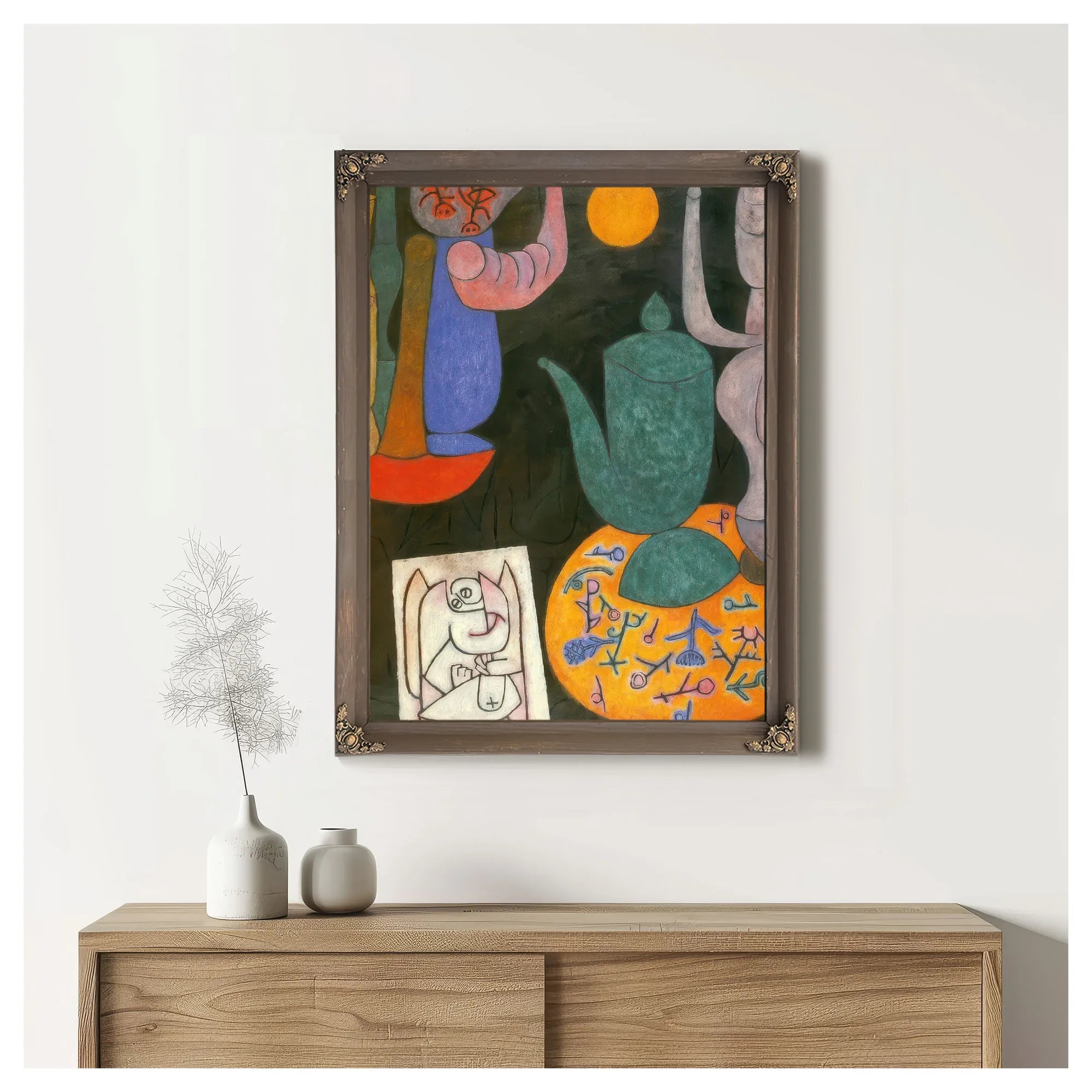 Untitled ( Still Life) By Paul Klee Fine Art Print