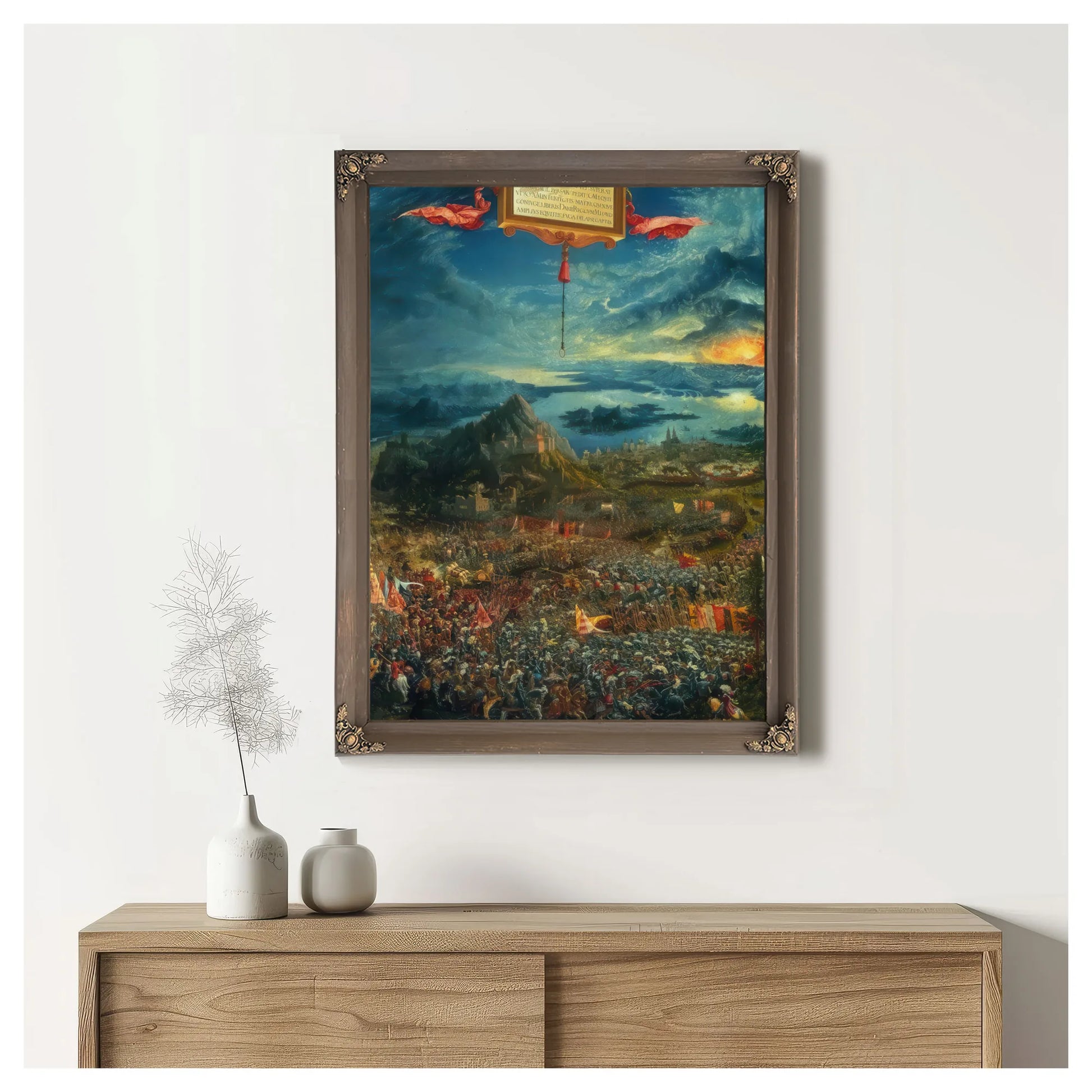 The Battle Of Alexander At Issus By Albrecht Altdorfer Fine Art Print