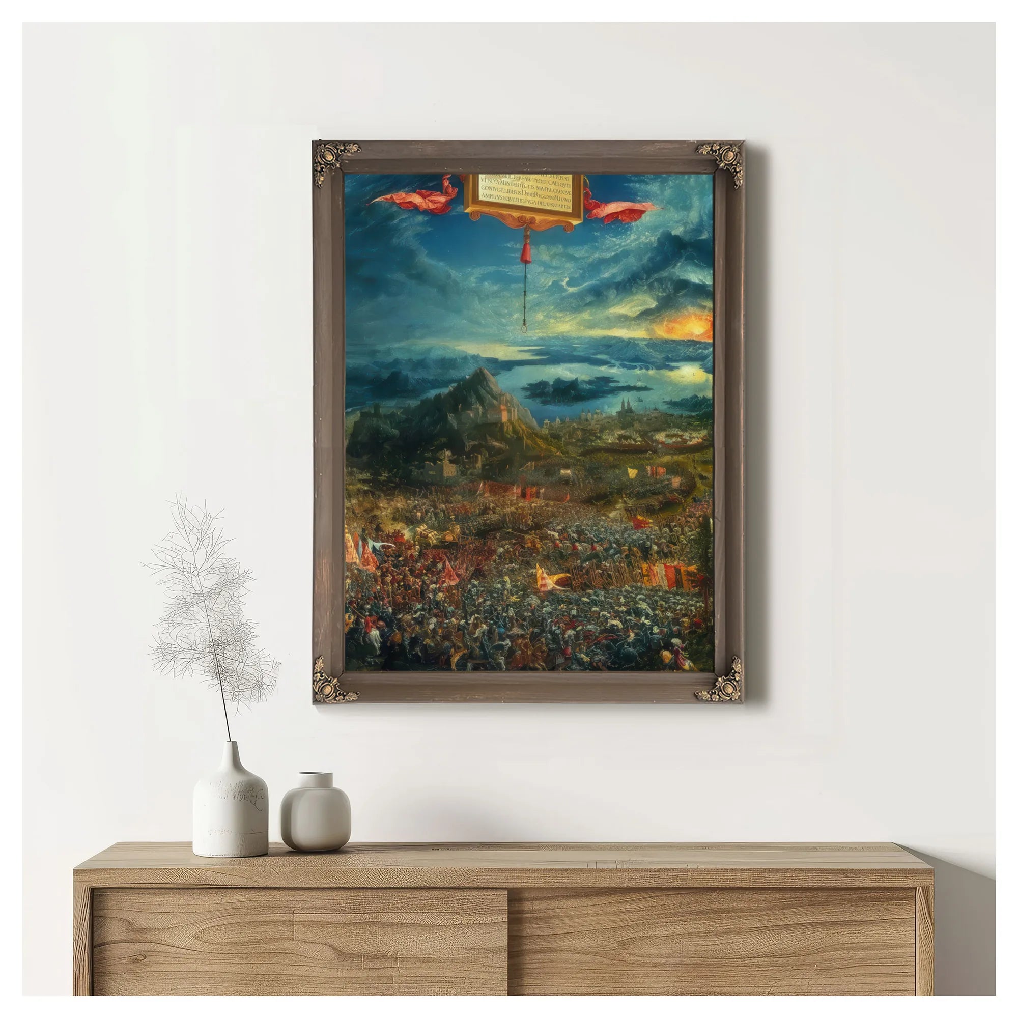 The Battle Of Alexander At Issus By Albrecht Altdorfer Fine Art Print