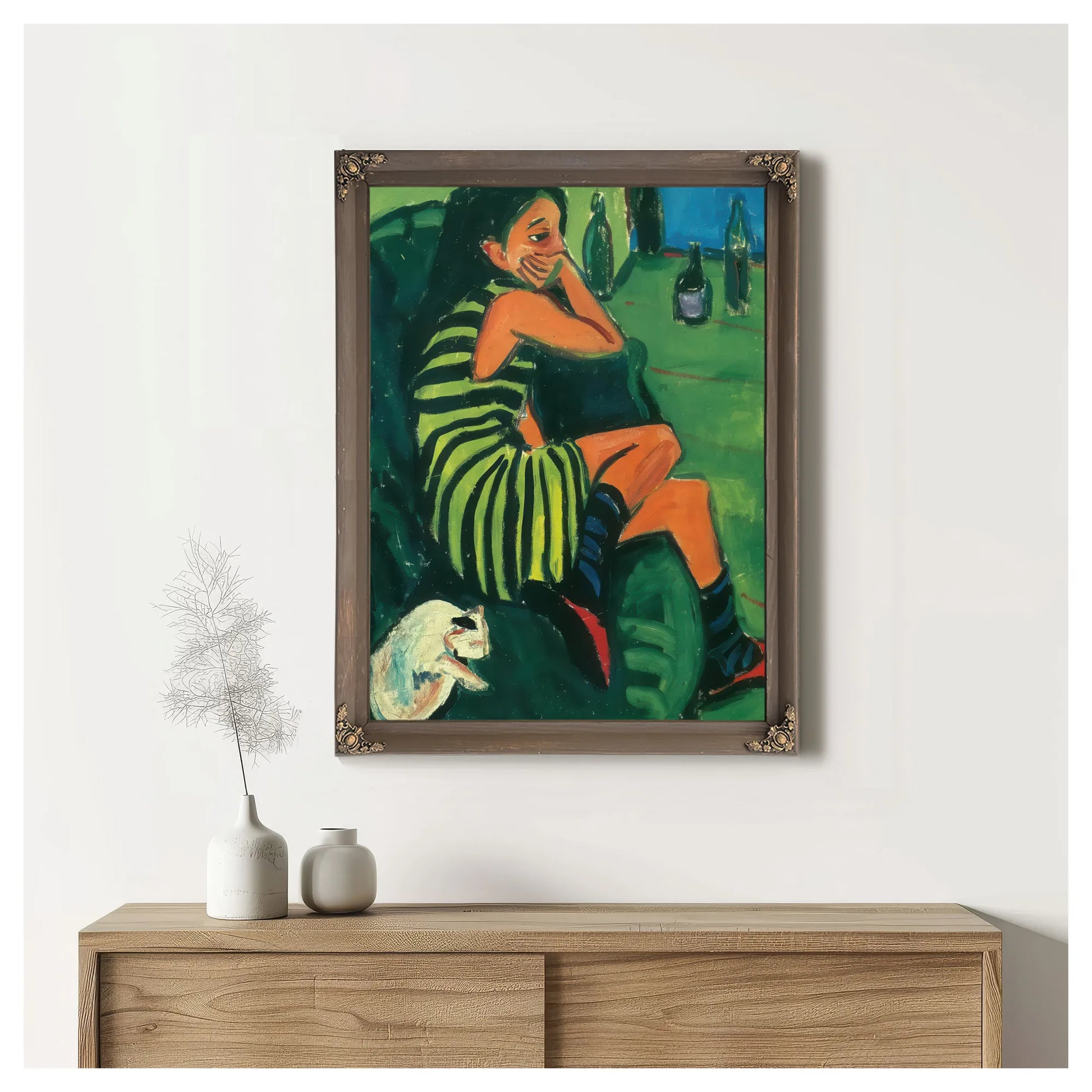 Artiste (Marzella) By Ernst Ludwig Kirchner Fine Art Print