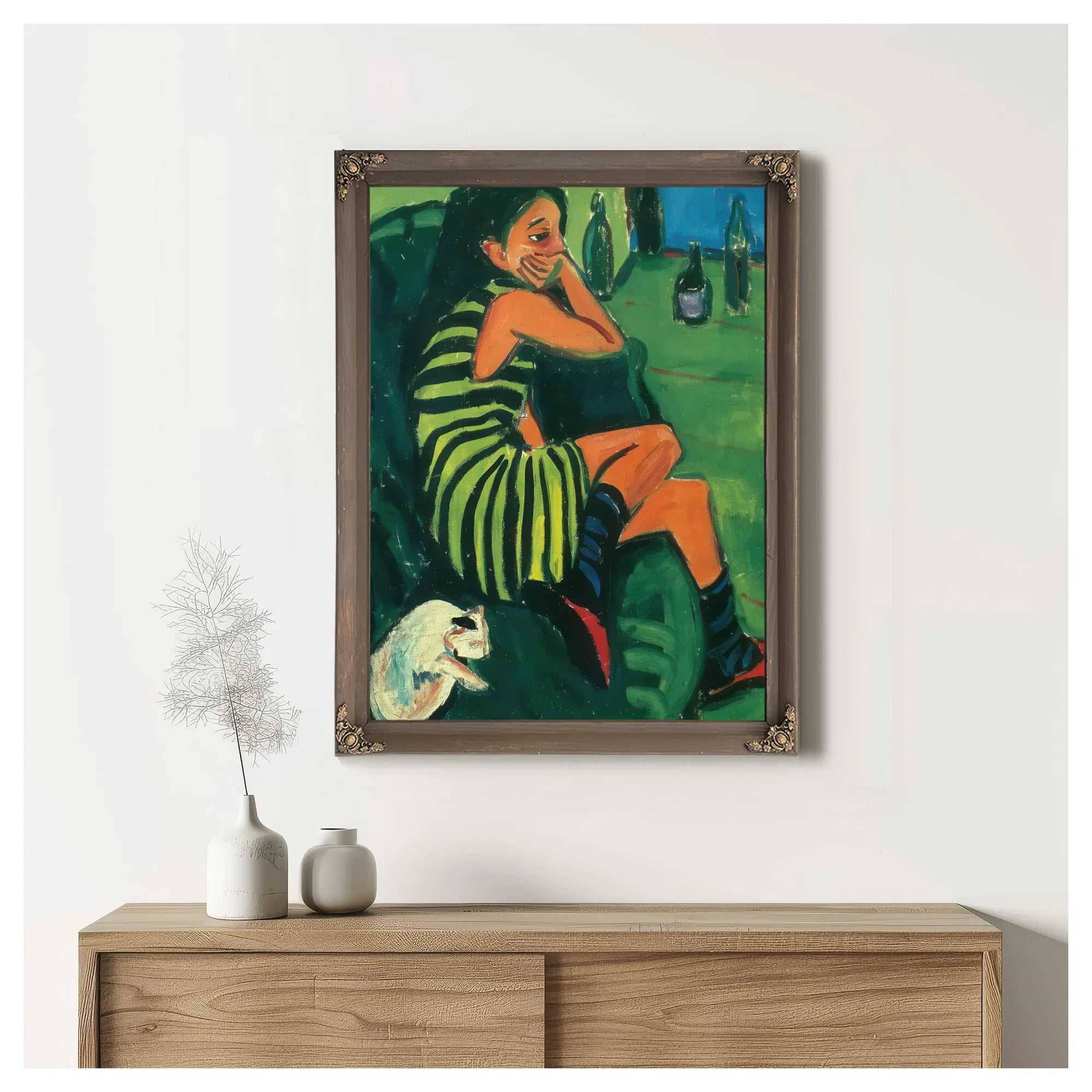Artiste (Marzella) By Ernst Ludwig Kirchner Fine Art Print