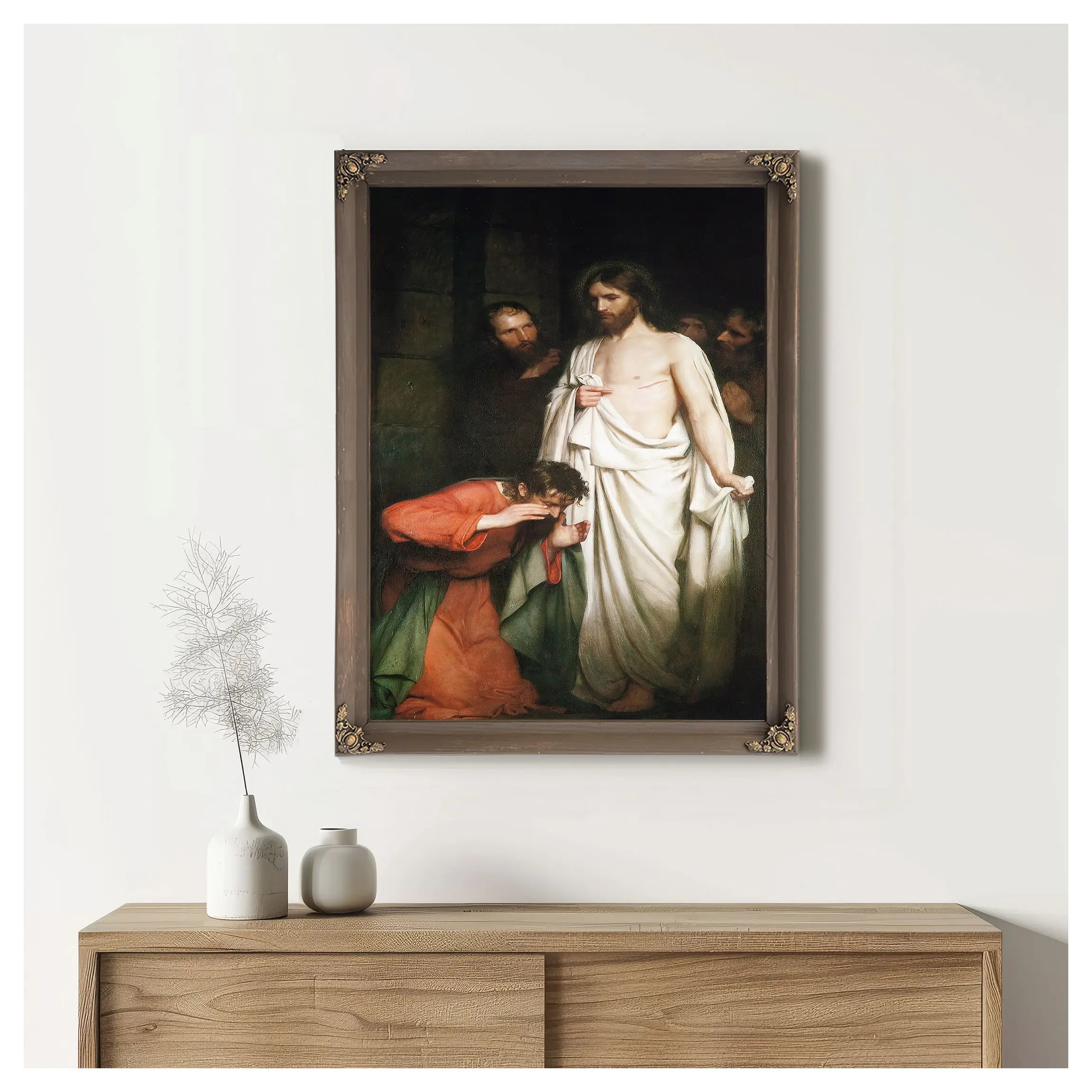 The Doubting Thomas by Carl Bloch