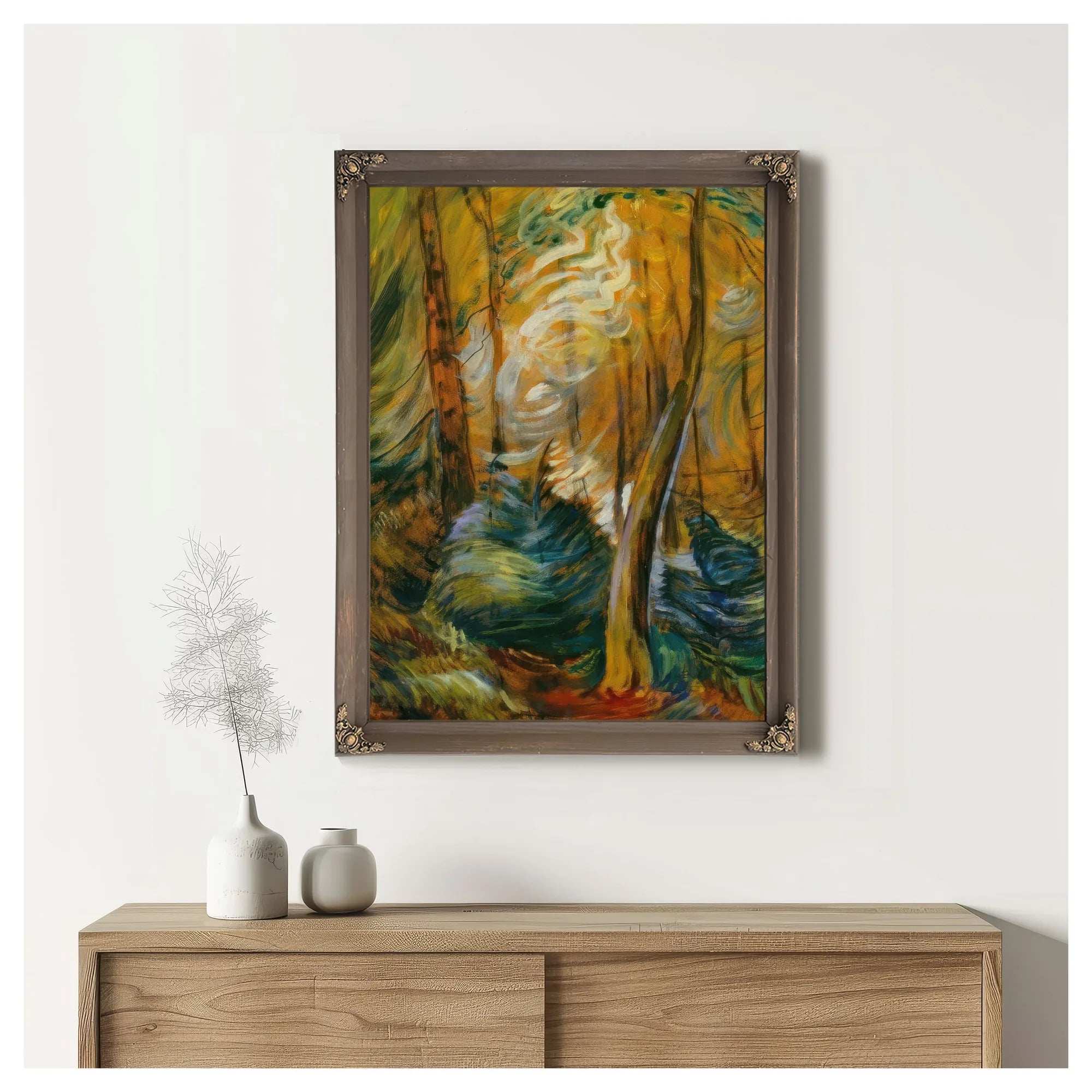 Sunlight In By The By Woods By Emily Carr Fine Art Print