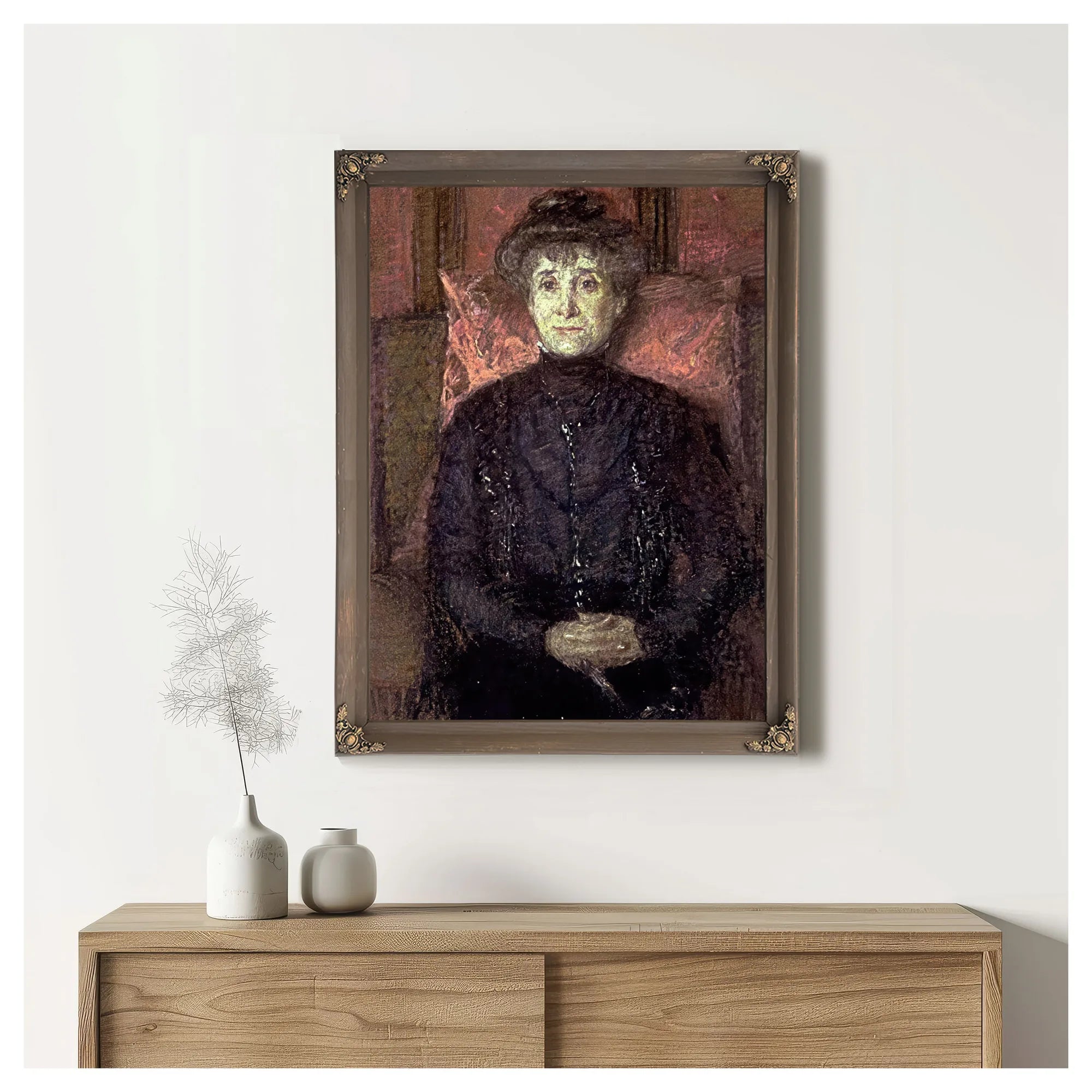 Madame Inez Dreyfus Cordozo By Alice Pike Barney Fine Art Print