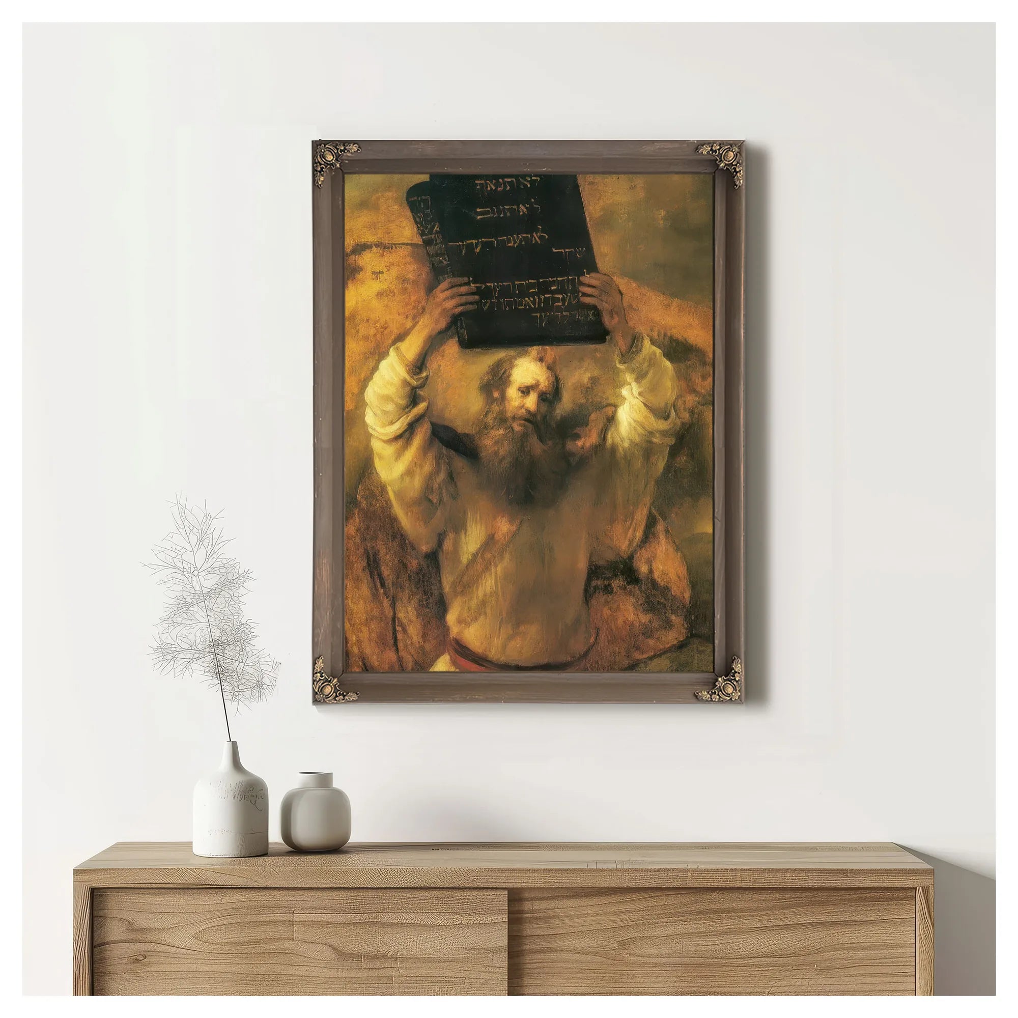 Moses With The Tables Of The Law, 1959 By Rembrandt Fine Art Print