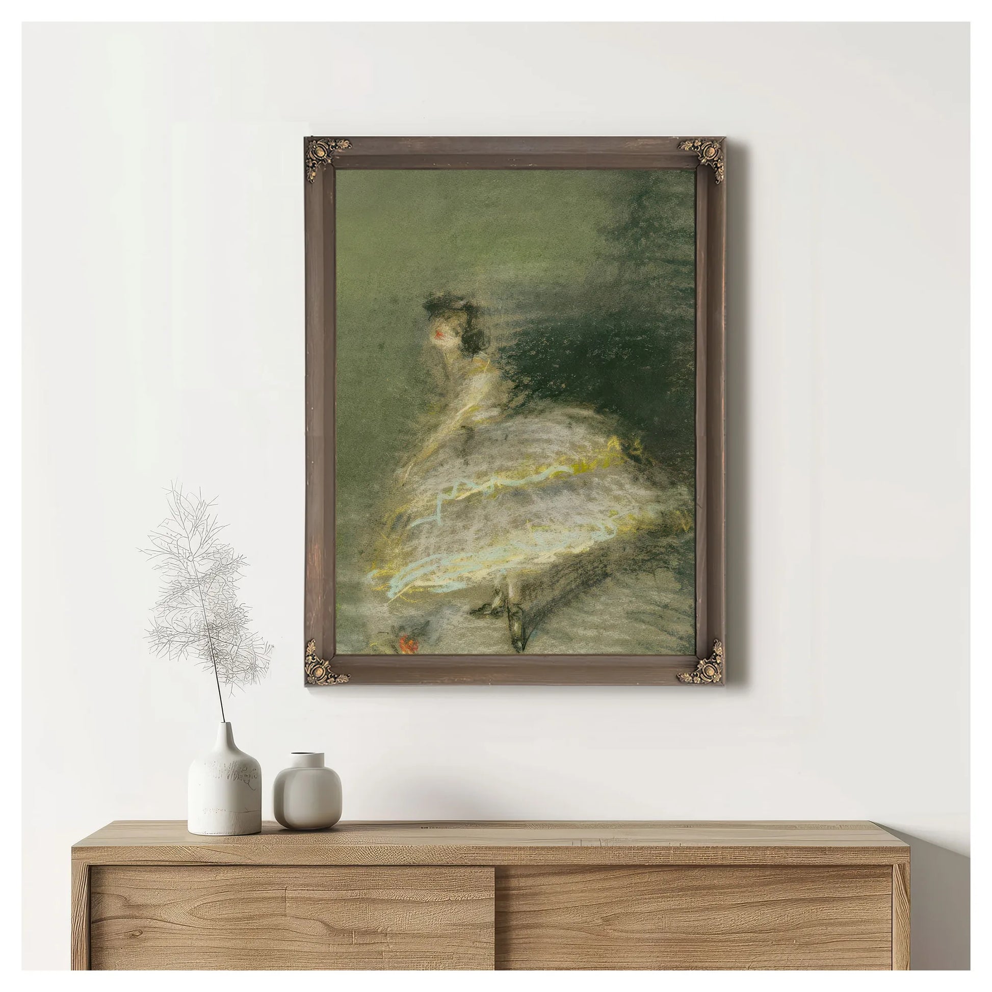 En Crinoline By Alice Pike Barney Fine Art Print