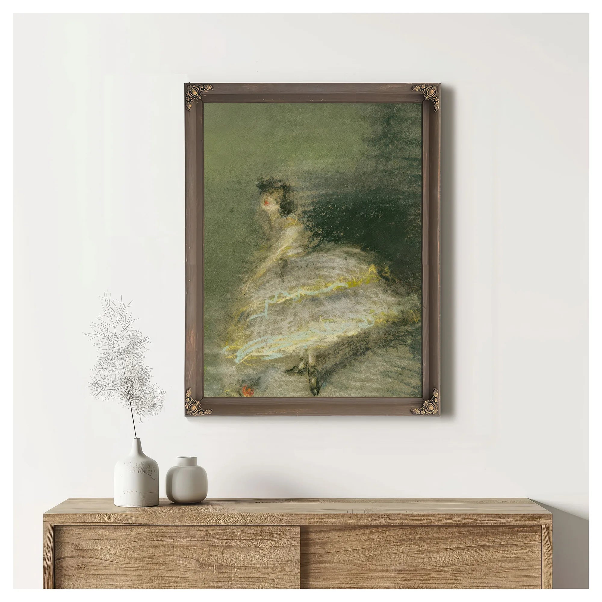 En Crinoline By Alice Pike Barney Fine Art Print