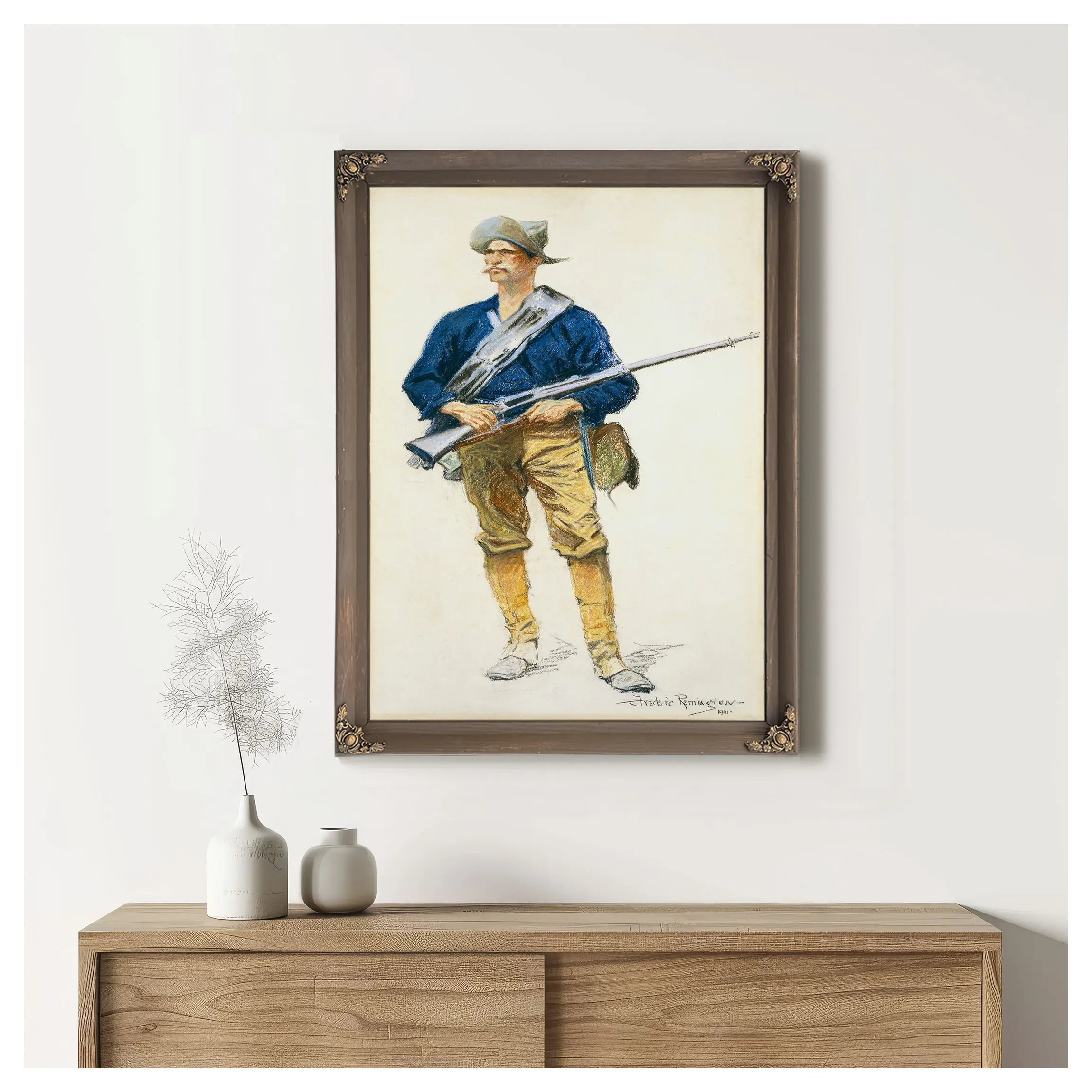 The Infantry Soldier by Frederic Remington