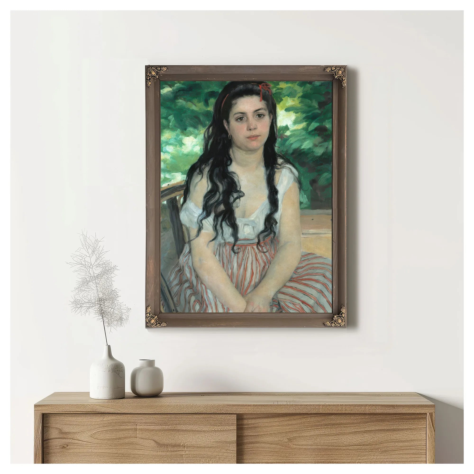 Summer The Bohemian By Pierre Auguste Renoir Fine Art Print