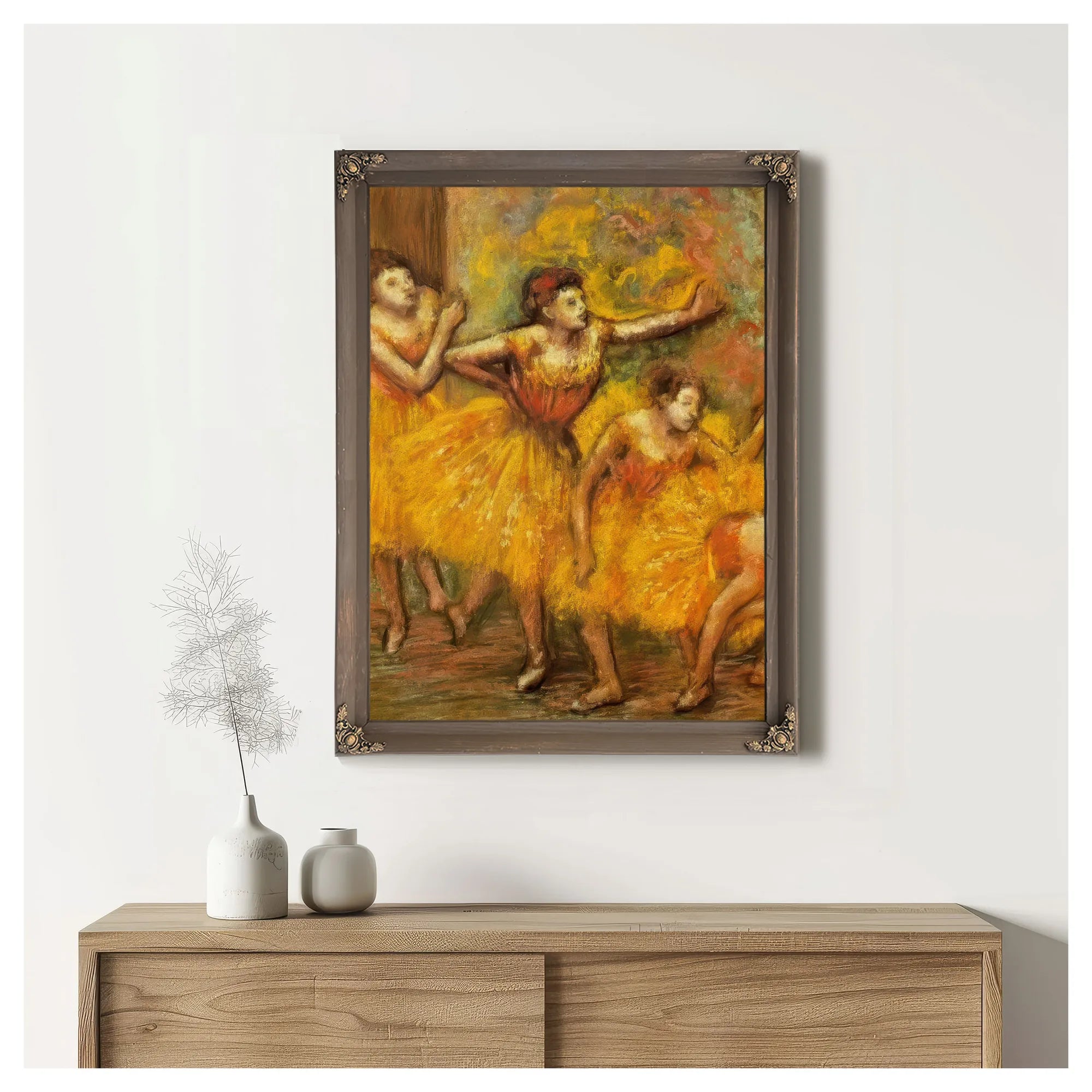 Waiting By Edgar Degas Fine Art Print