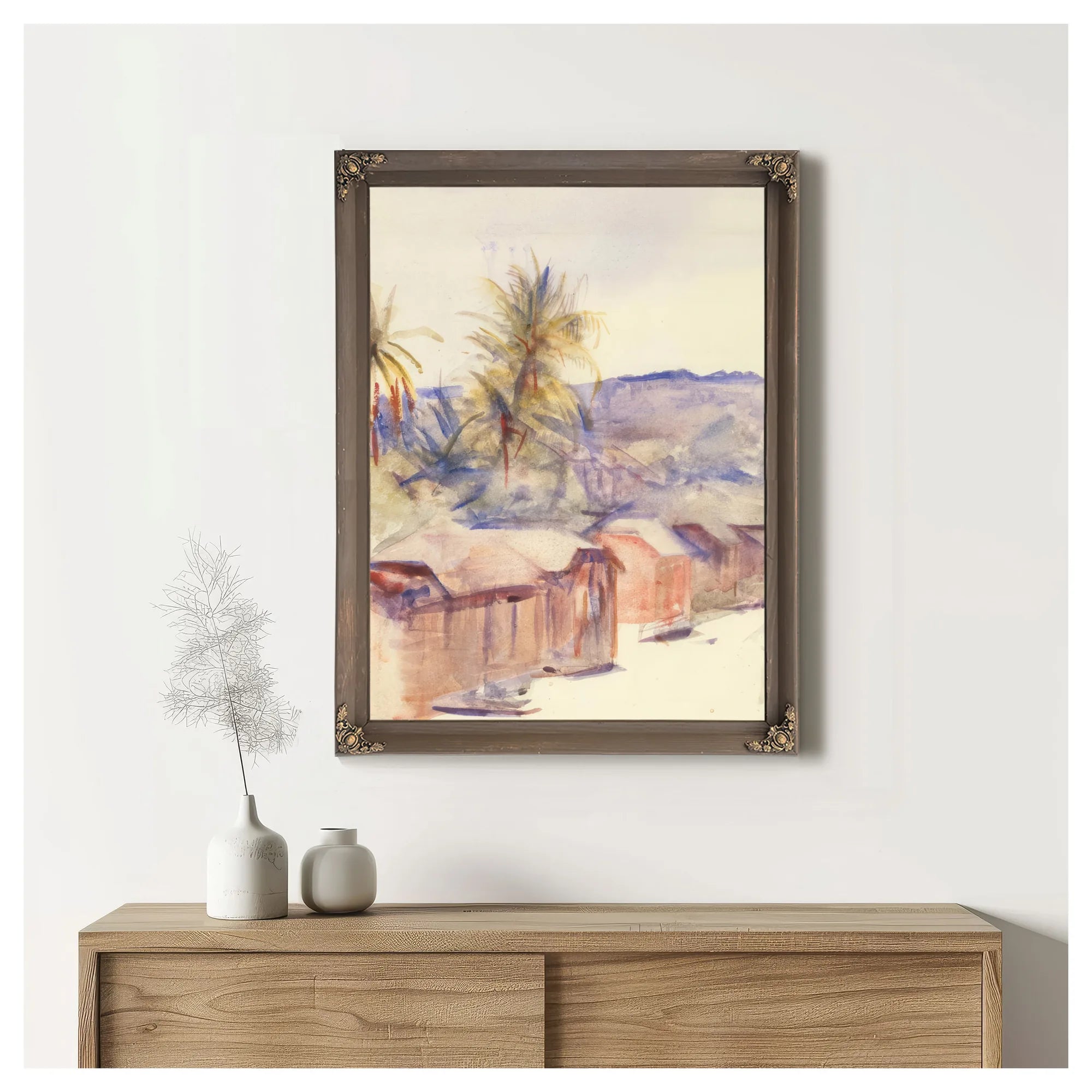 Village Street, Dominica By Abbott Handerson Thayer Fine Art Print