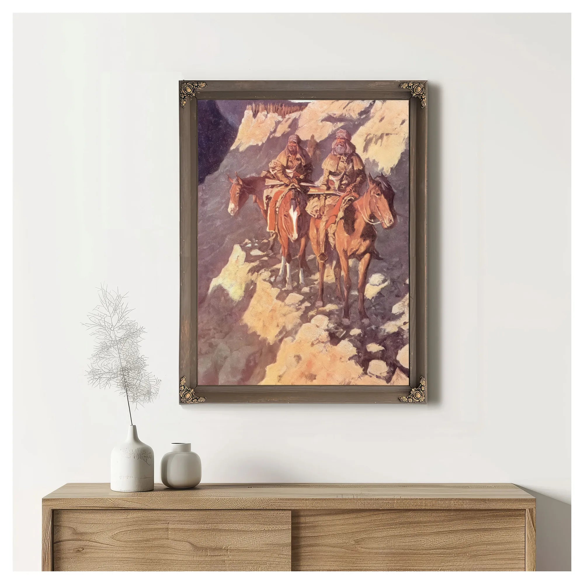 The Unknown Explorers By Frederic Remington Fine Art Print
