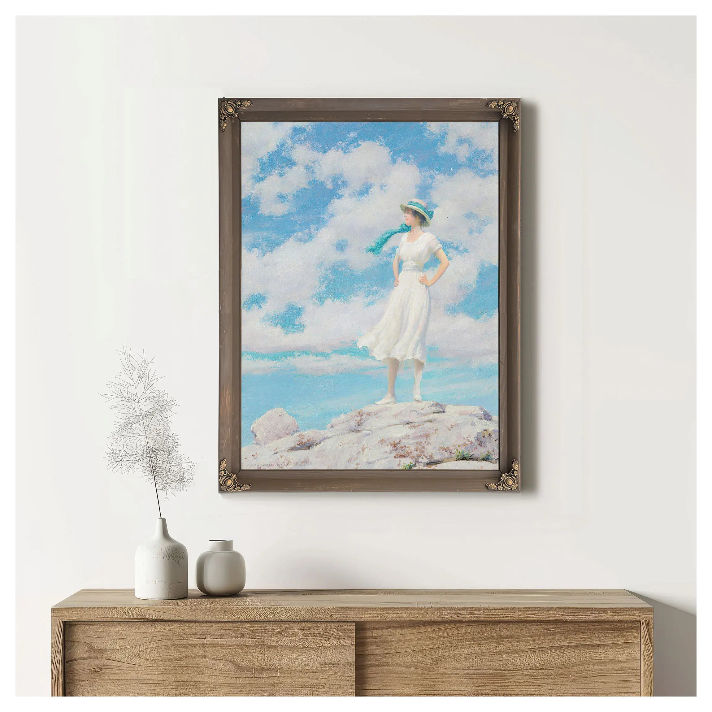 Summer Sky (On The Summit) (C 1918) by Charles Courtney Curran