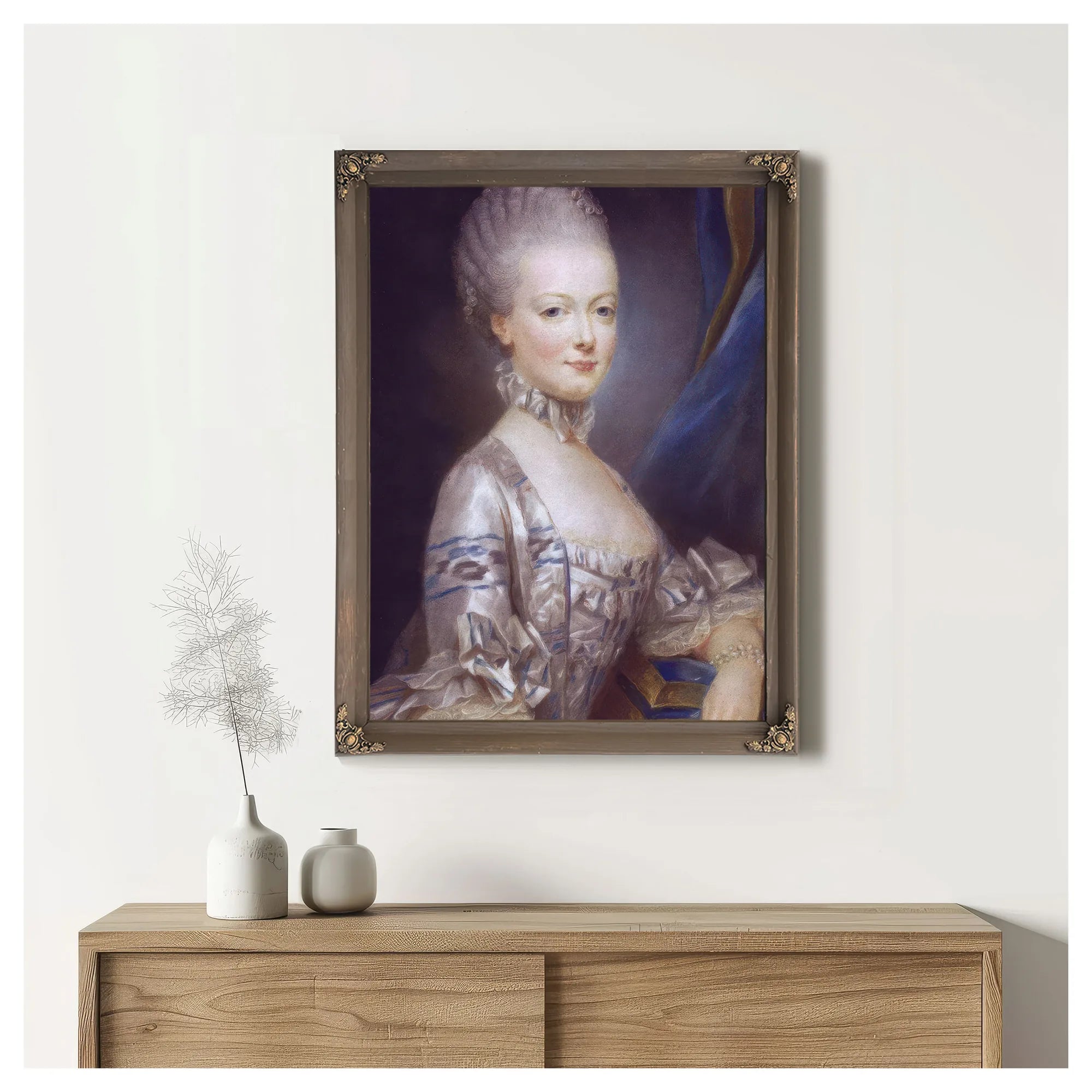 Portrait Of Marie Antoinette 1769 By Joseph Ducreux Fine Art Print