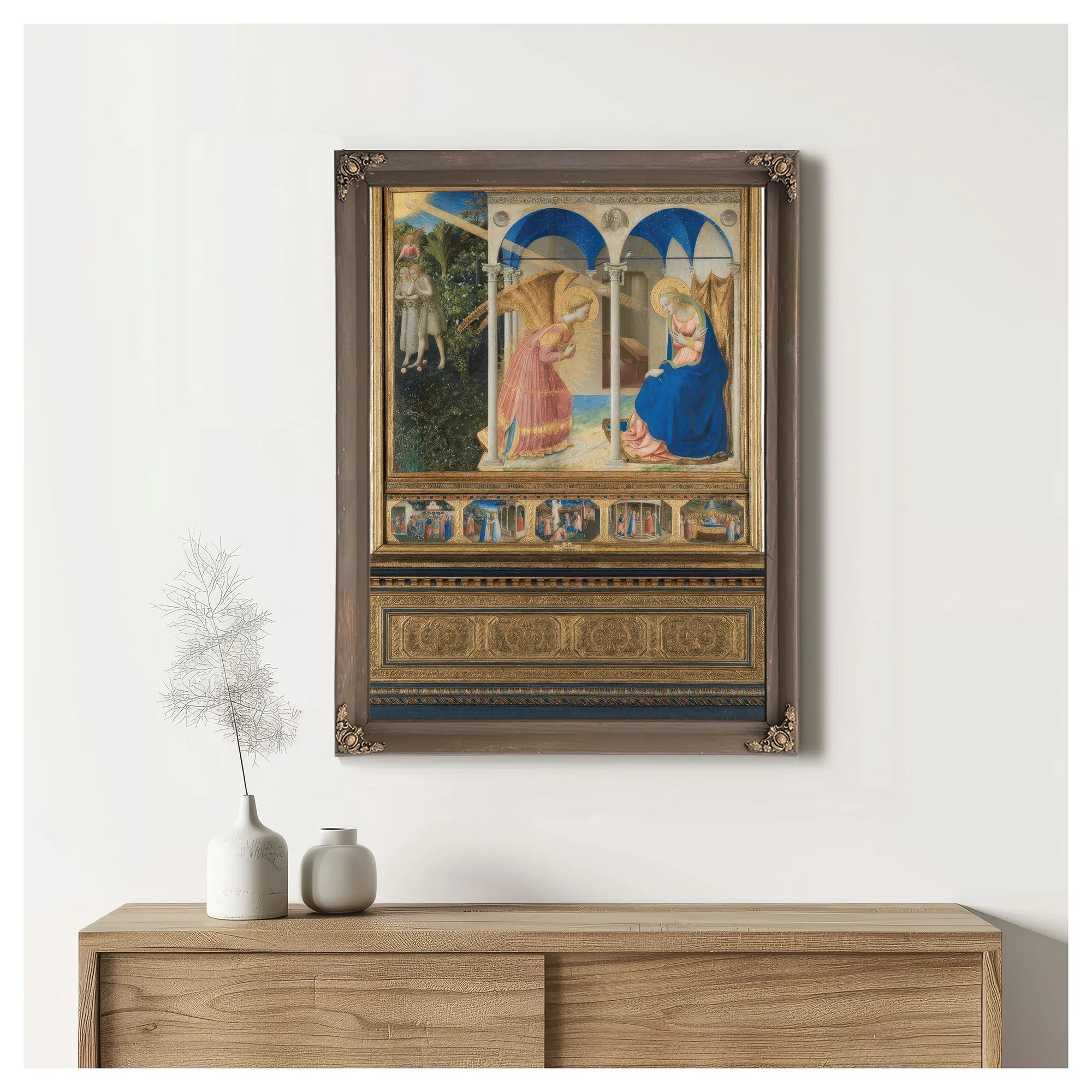 The Annunciation And Life Of The Virgin 1426 (1) By Fra Angelico Fine Art Print