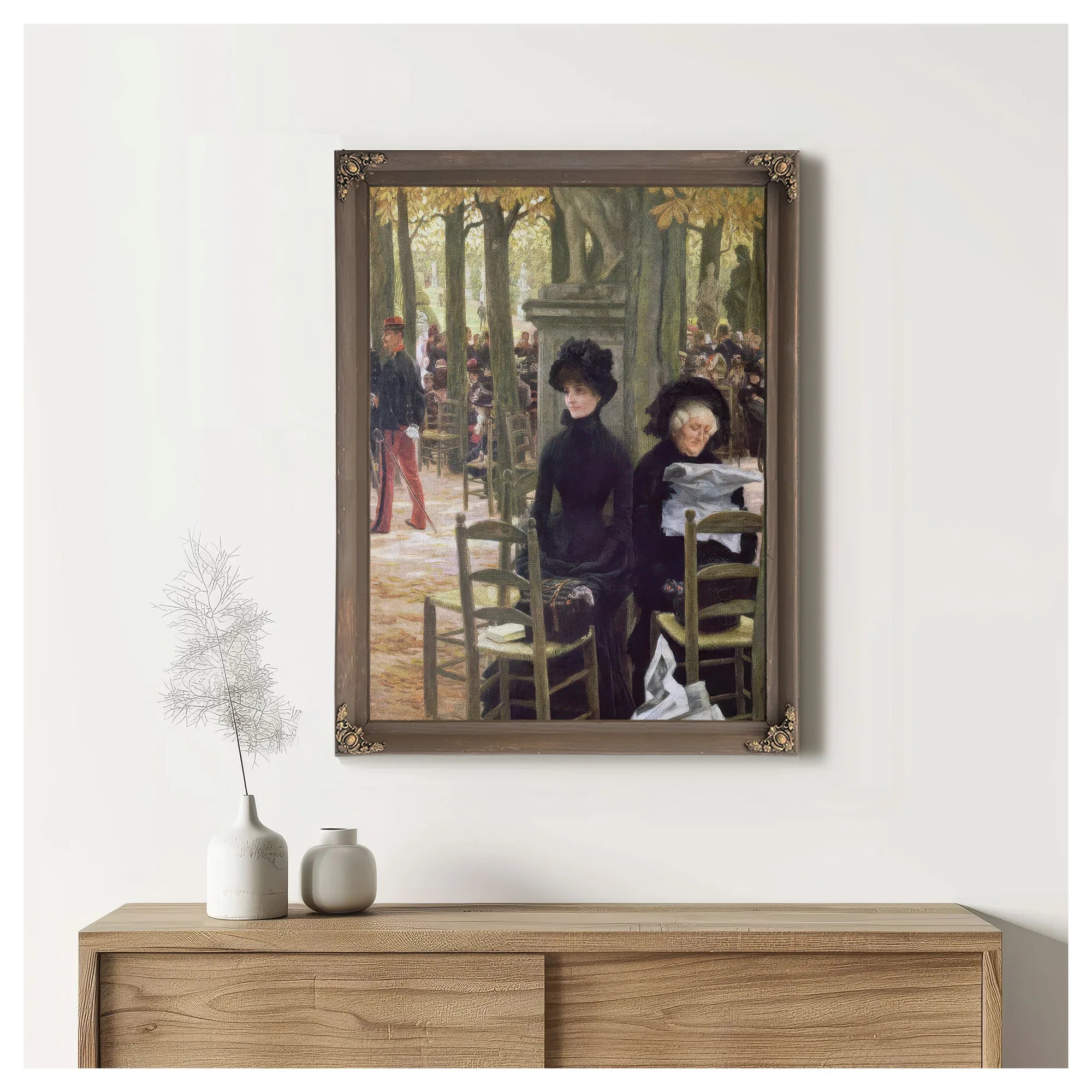 Without A Dowry (Sans Dot) By James Tissot Fine Art Print