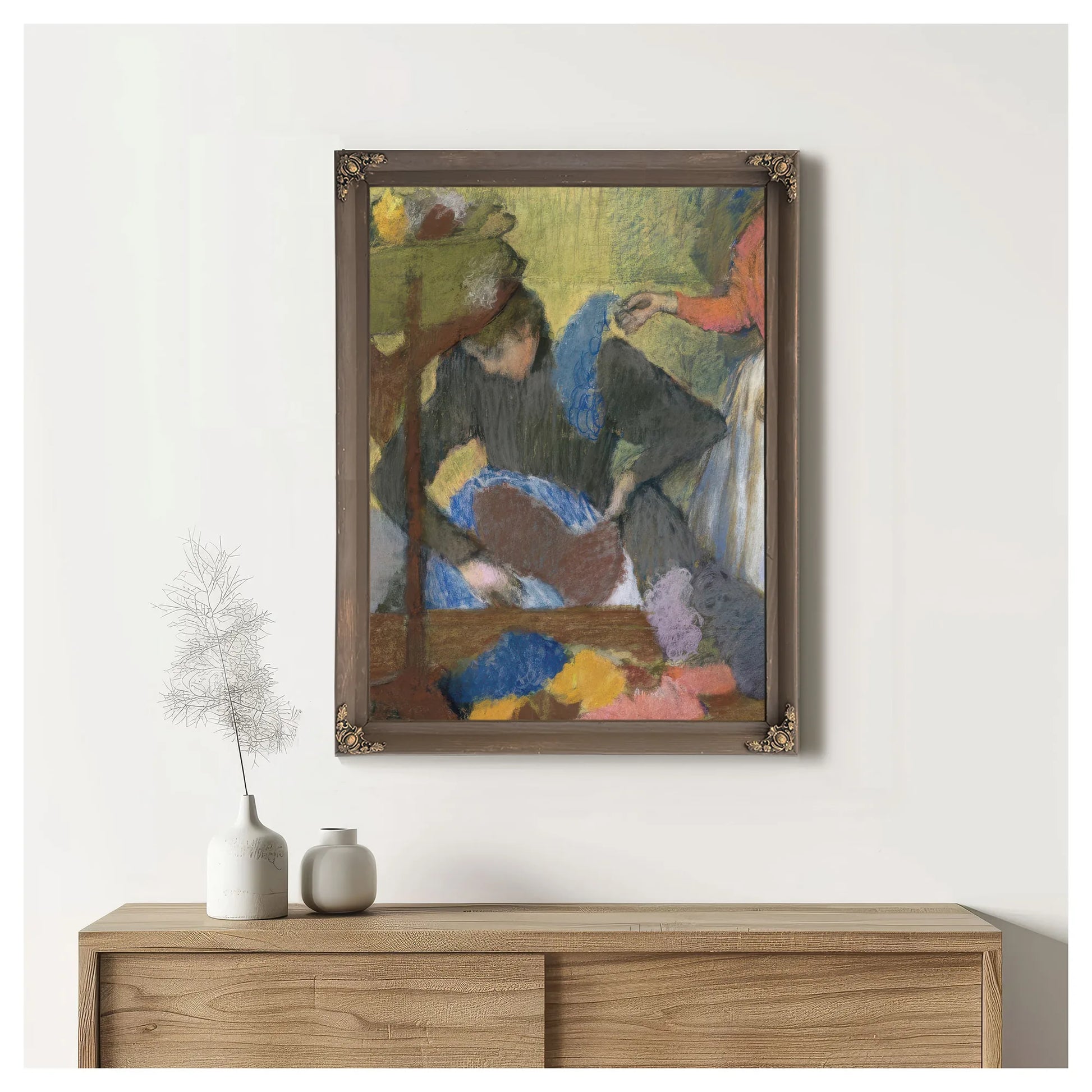 At The Milliner's By Edgar Degas Fine Art Print