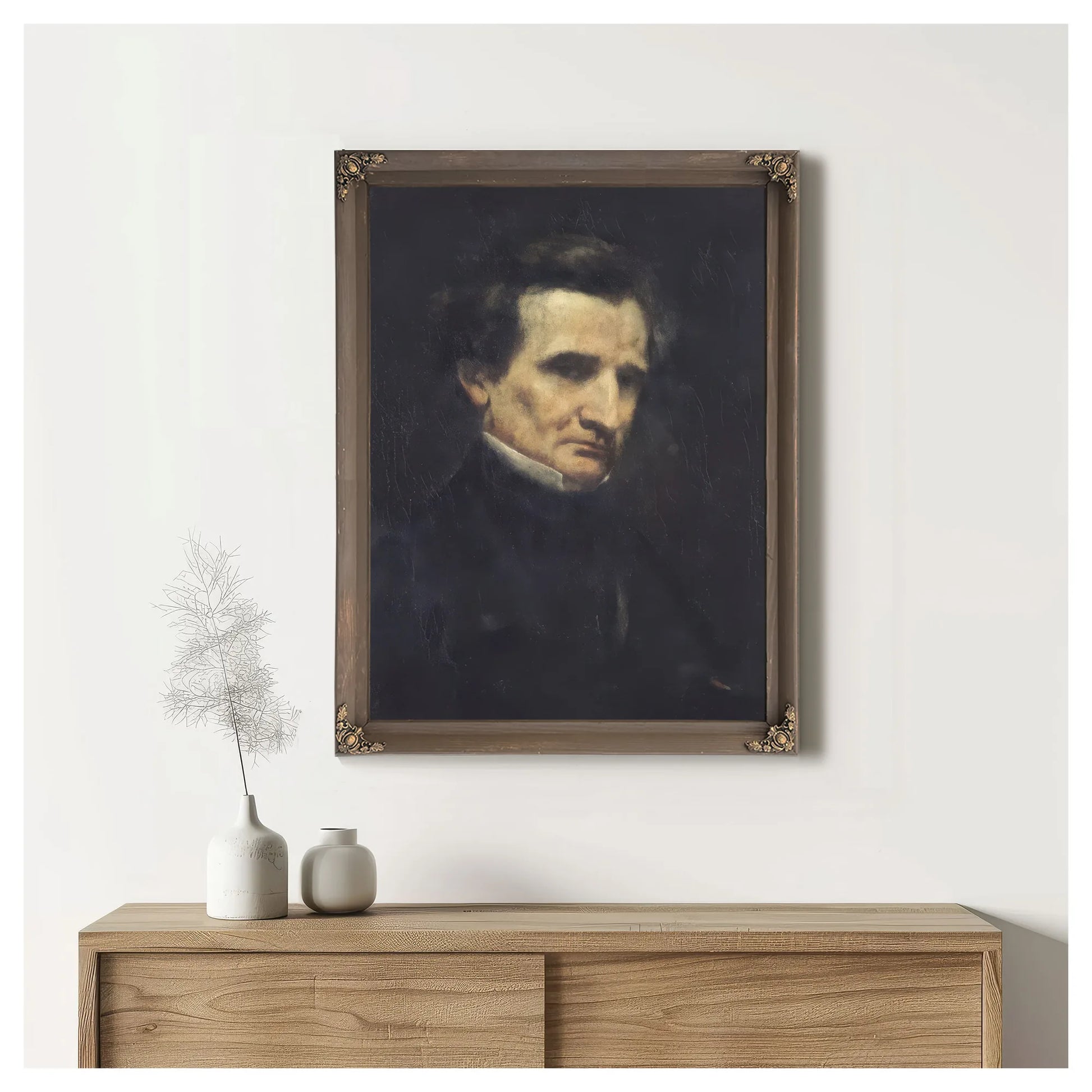 Hector Berlioz (1803 69) By Jean Desire Gustave Courbet Fine Art Print