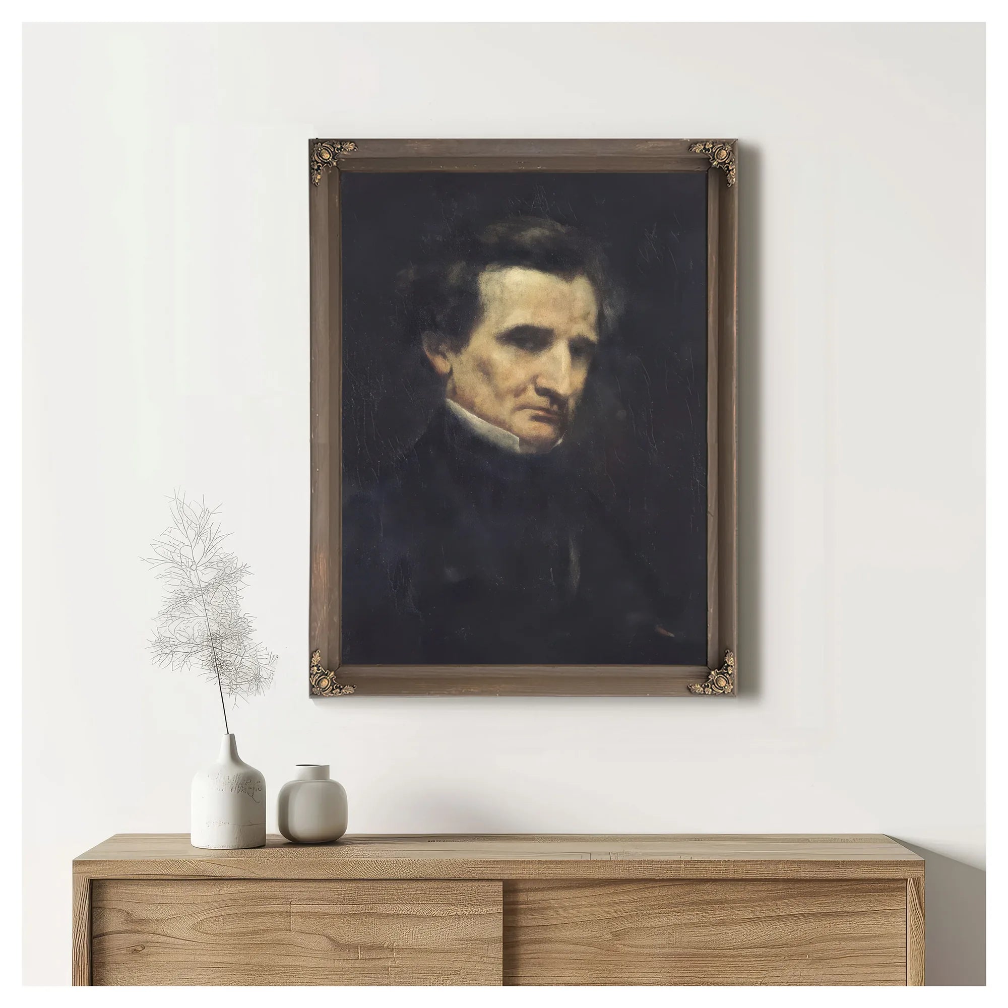 Hector Berlioz (1803 69) By Jean Desire Gustave Courbet Fine Art Print