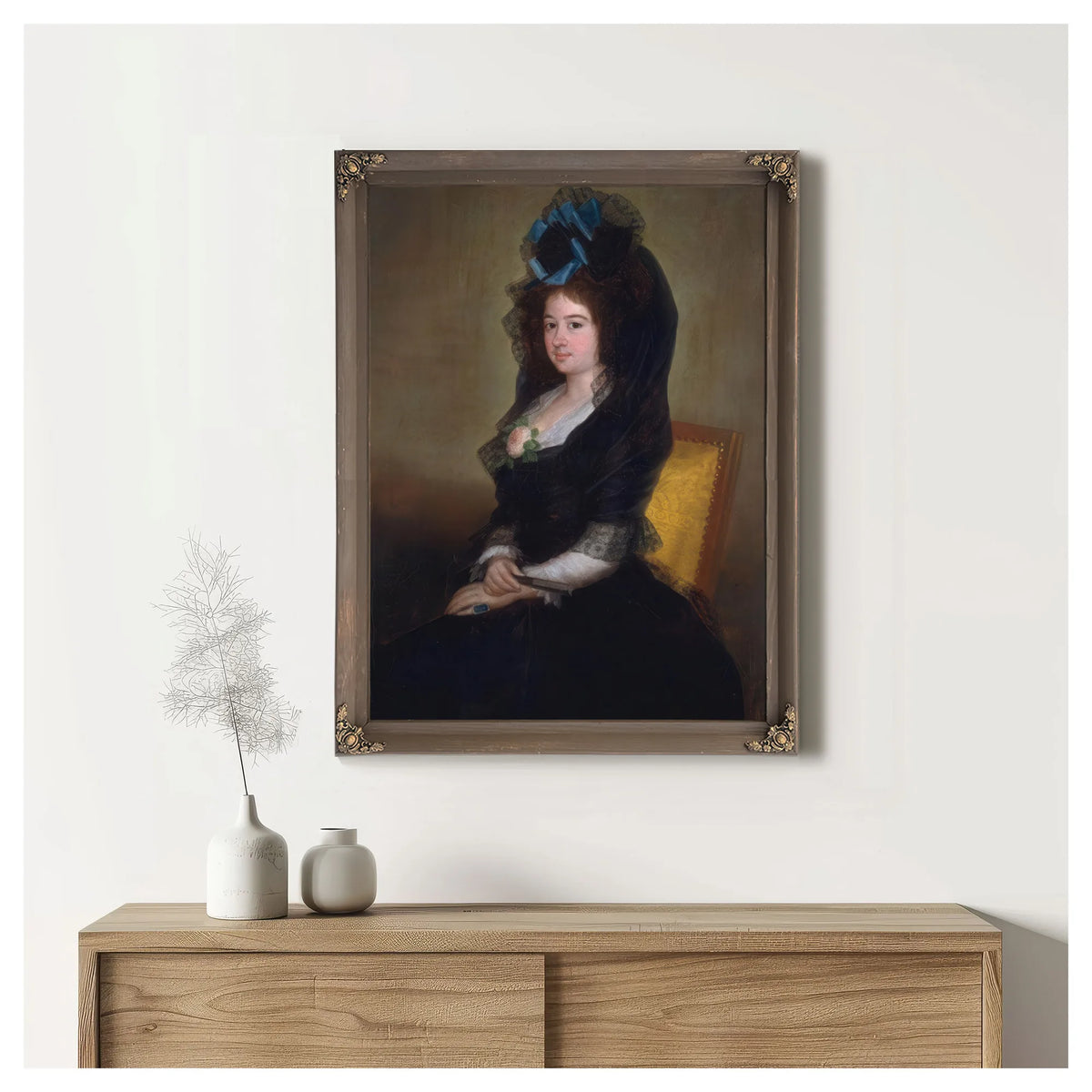 Narcisa Baranana De Goicoechea 1815 112 4X78 1Cm Met 29 100 180 By Francisco De Goya Fine Art Print