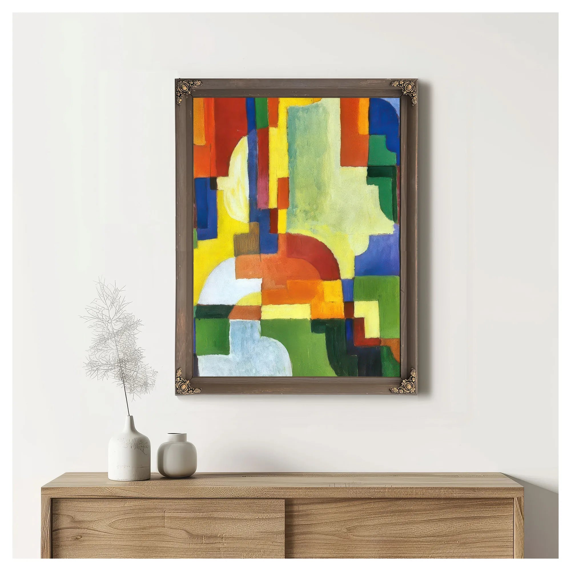 Coloured Forms I By August Macke Fine Art Print