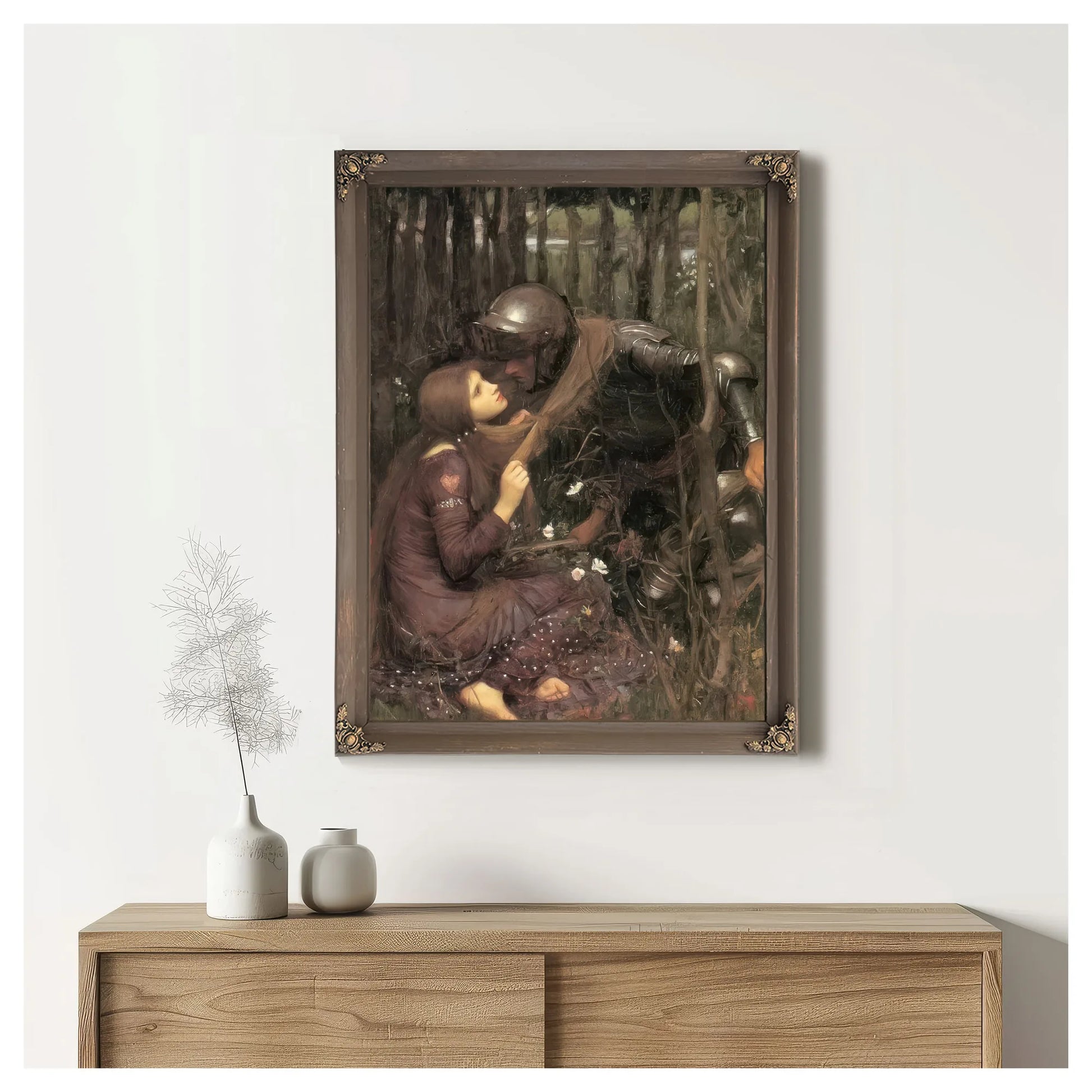 La Belle Dame Sans Merci By John Waterhouse Fine Art Print