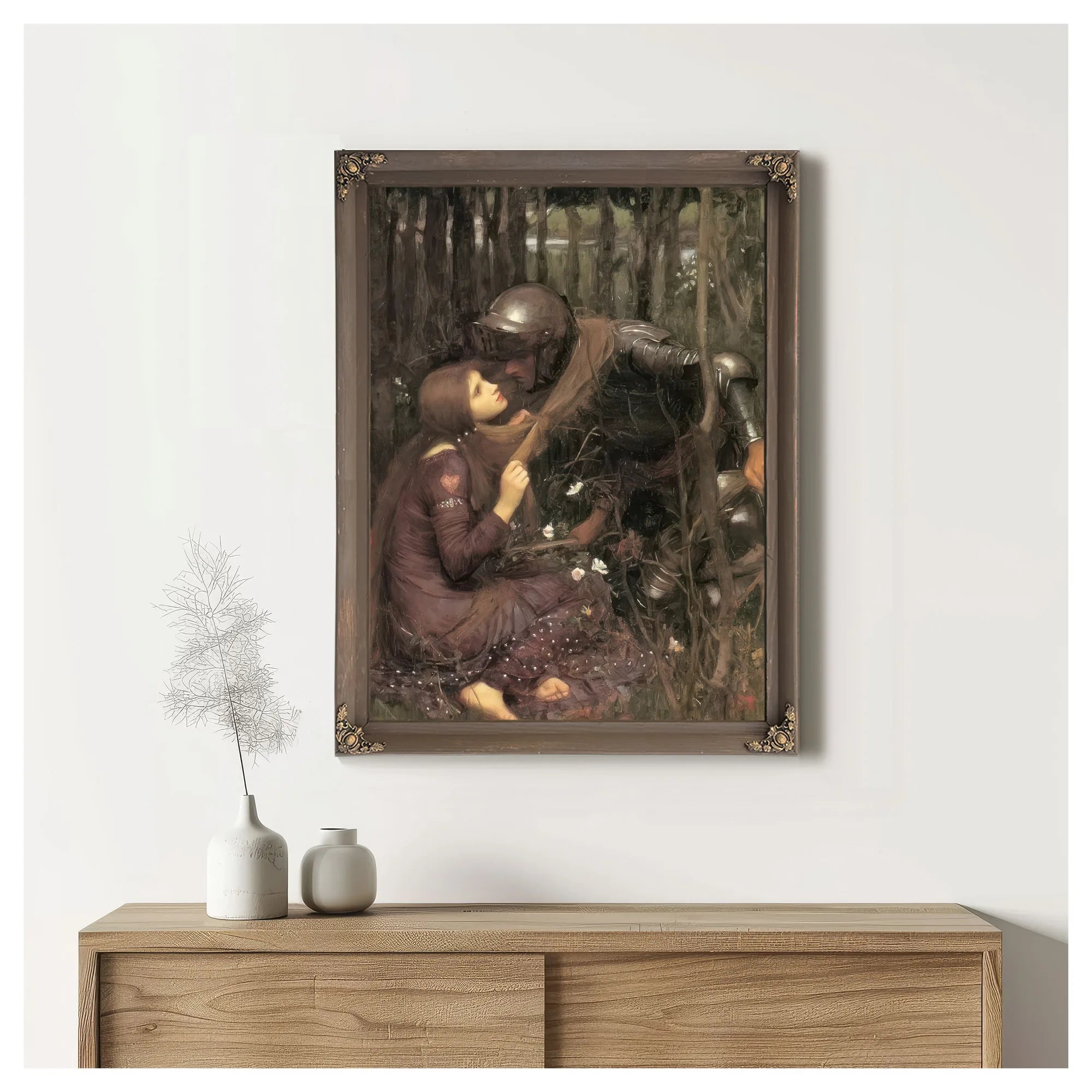 La Belle Dame Sans Merci By John Waterhouse Fine Art Print