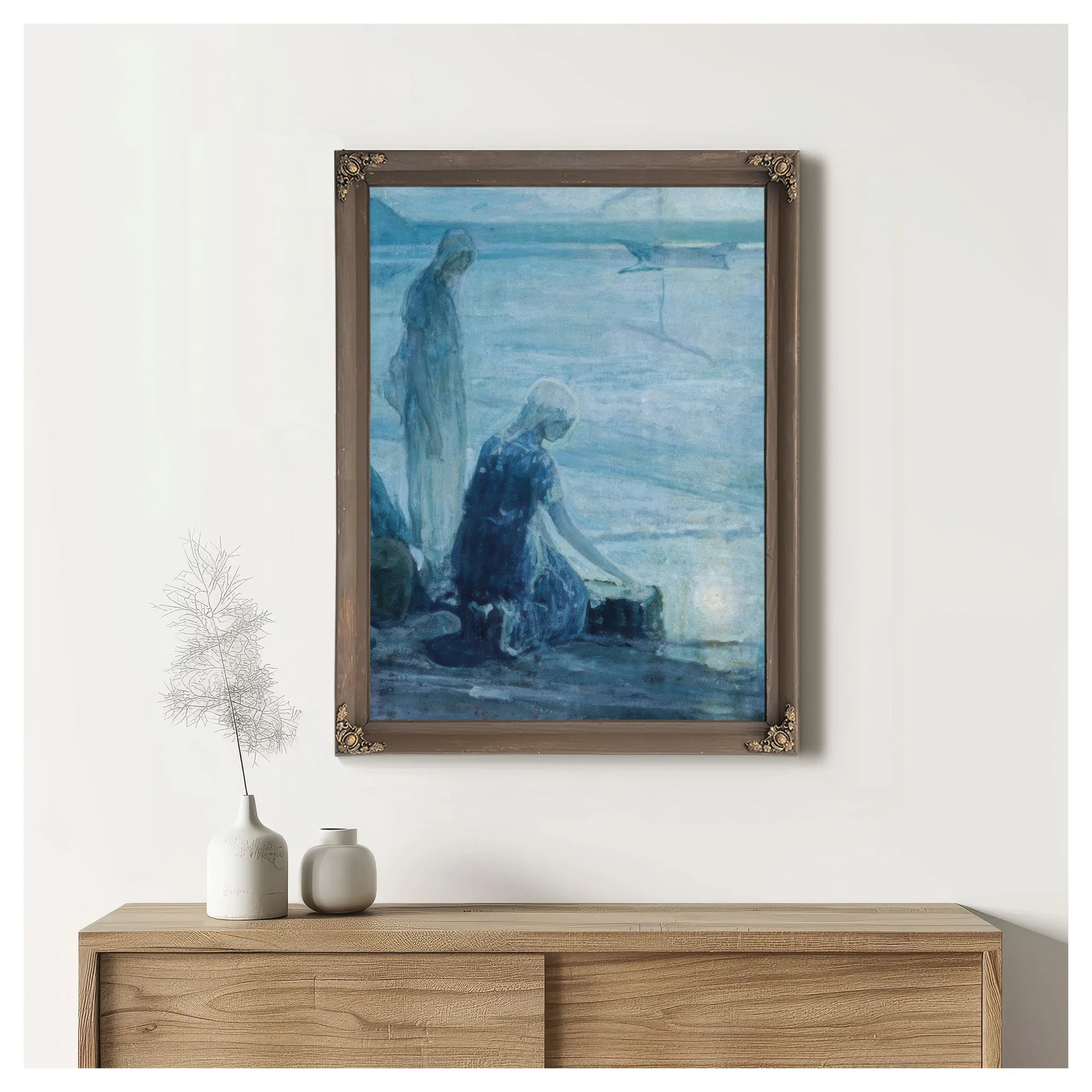 Moses In The Bullrushes 1921 By Henry Ossawa Tanner Fine Art Print
