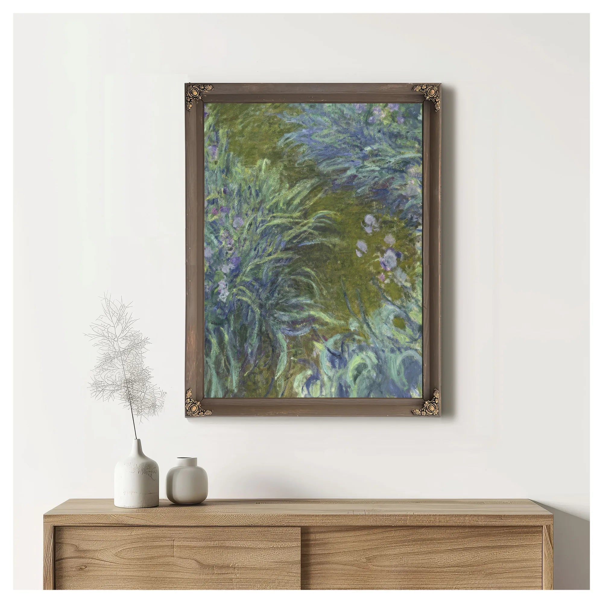 Irises By Claude Monet Fine Art Print