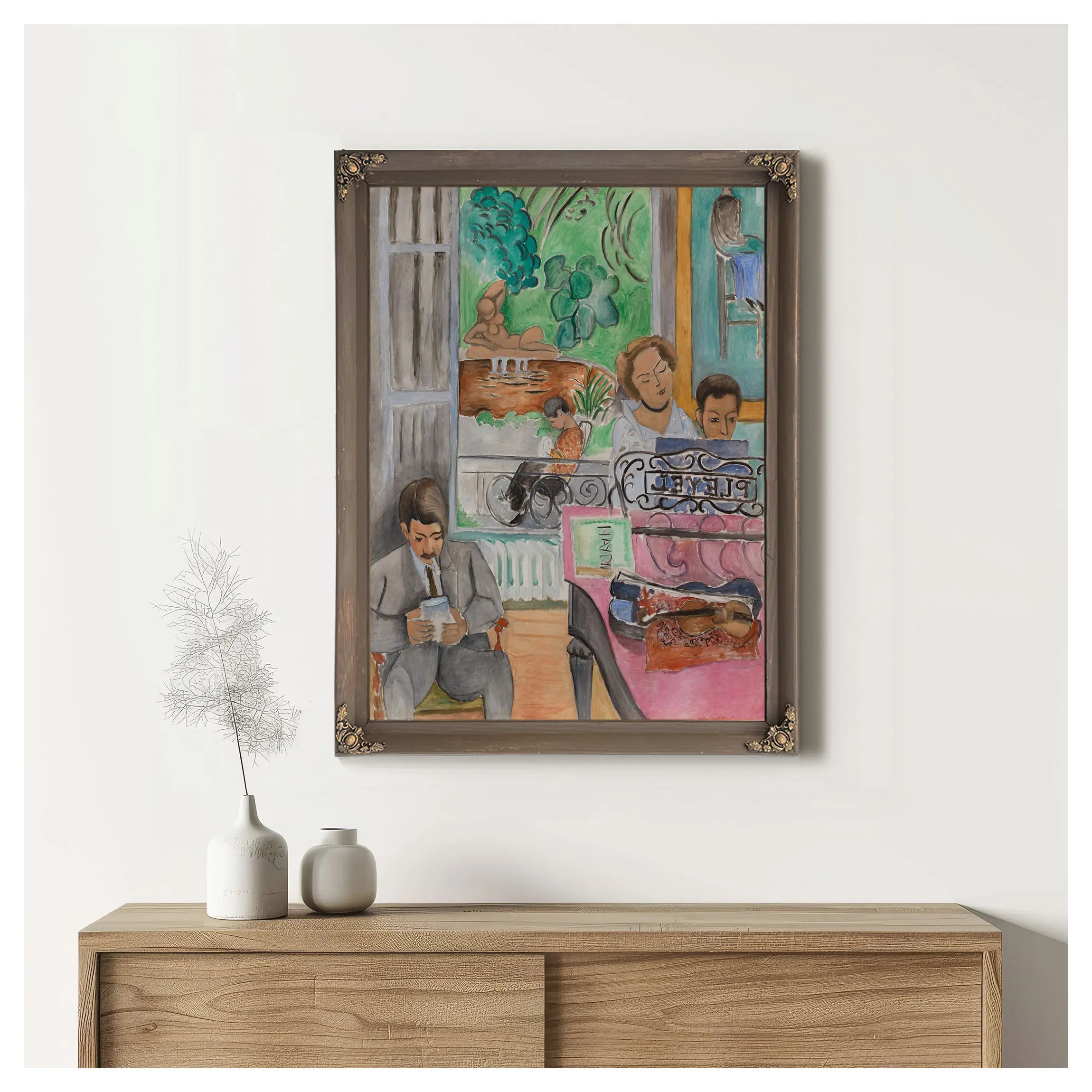 The Music Lesson (La Leçon De Musique) by Henri Matisse
