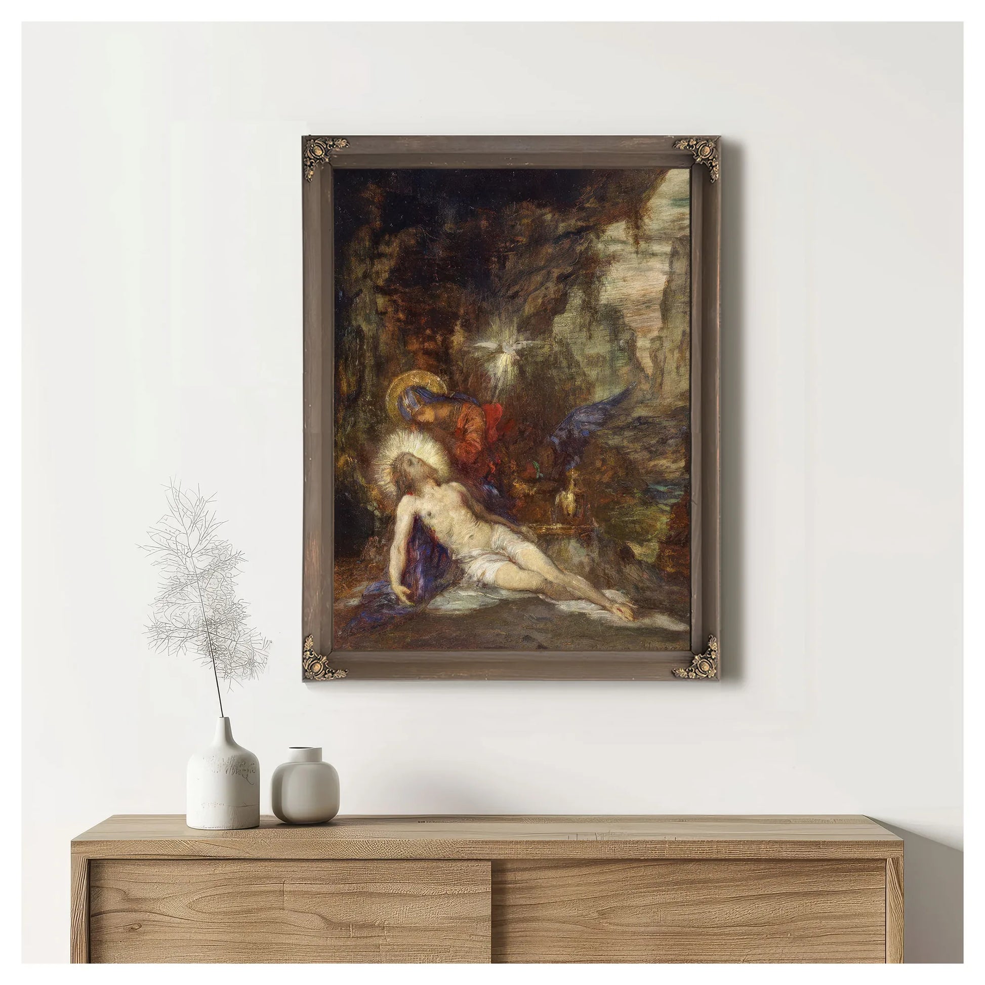 Pieta 1876 By Gustave Moreau Fine Art Print