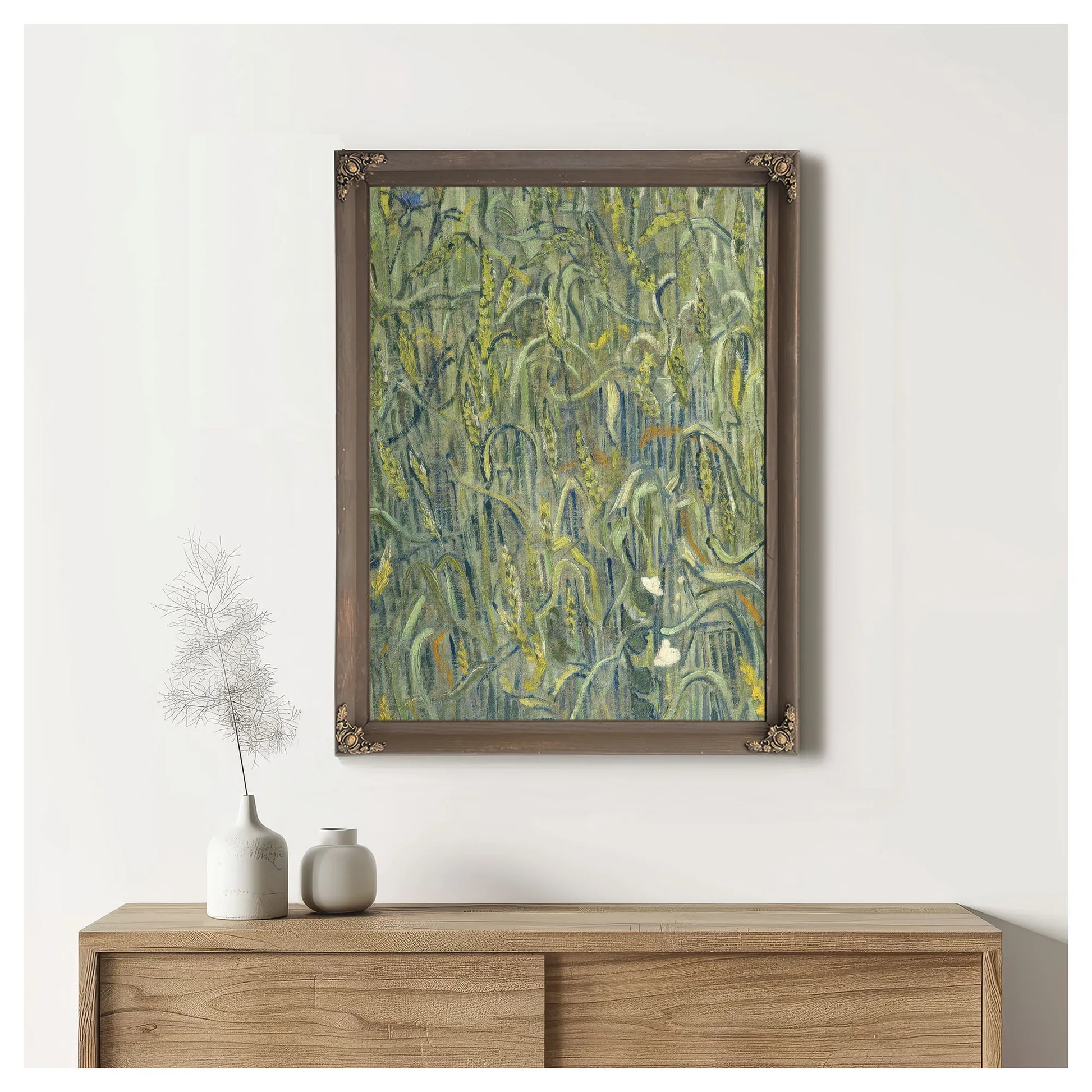 Ears Of Wheat By Vincent Van Gogh Fine Art Print
