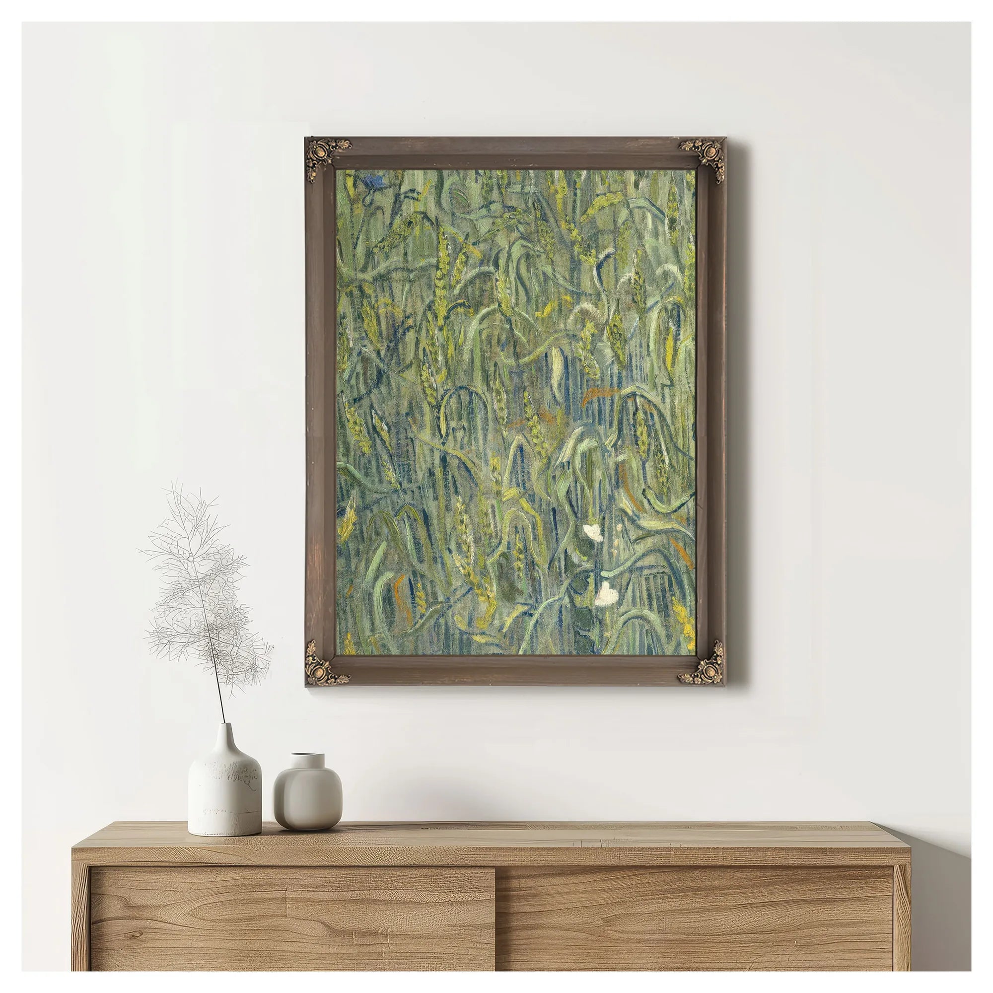 Ears Of Wheat By Vincent Van Gogh Fine Art Print