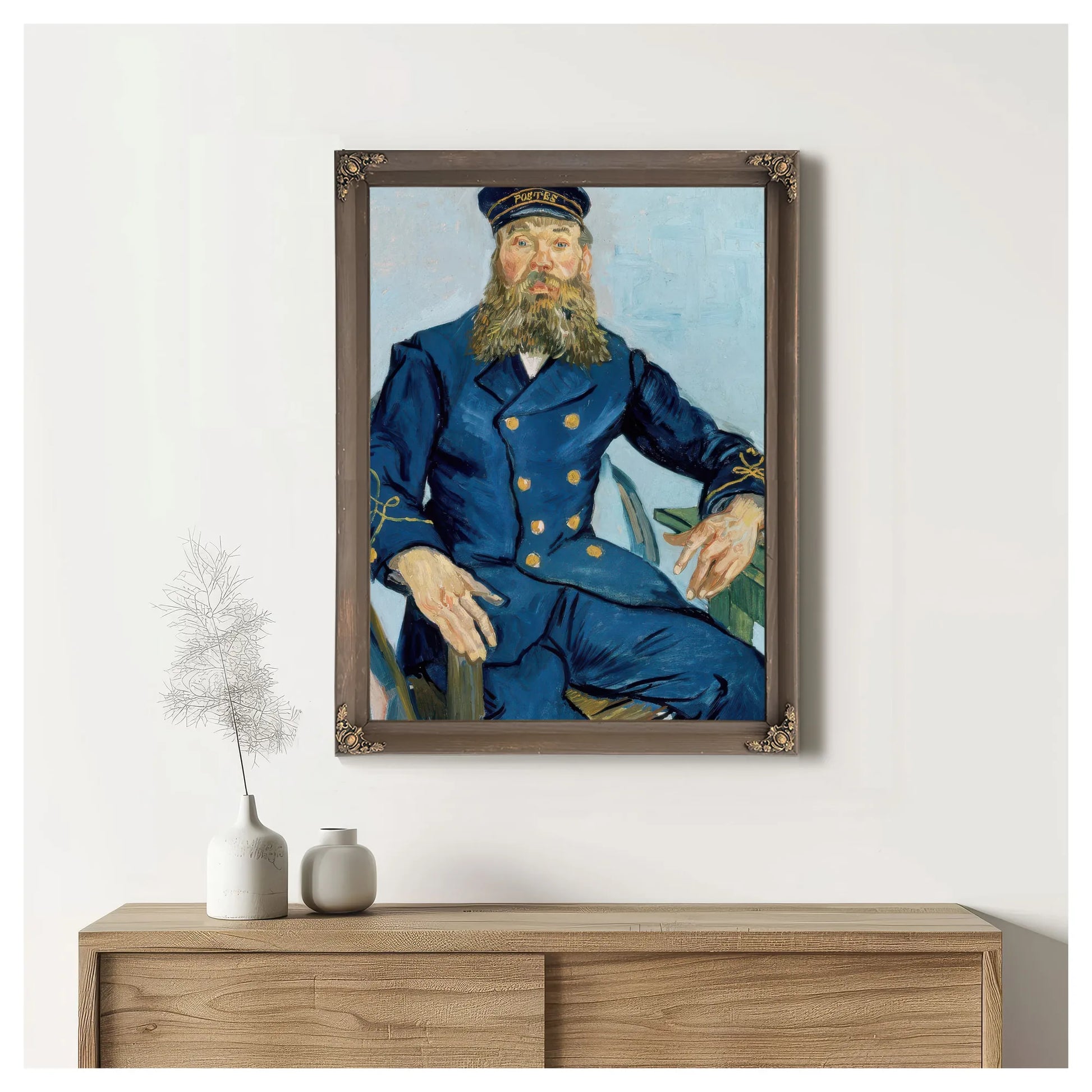Postman Joseph Roulin By Vincent Van Gogh Fine Art Print